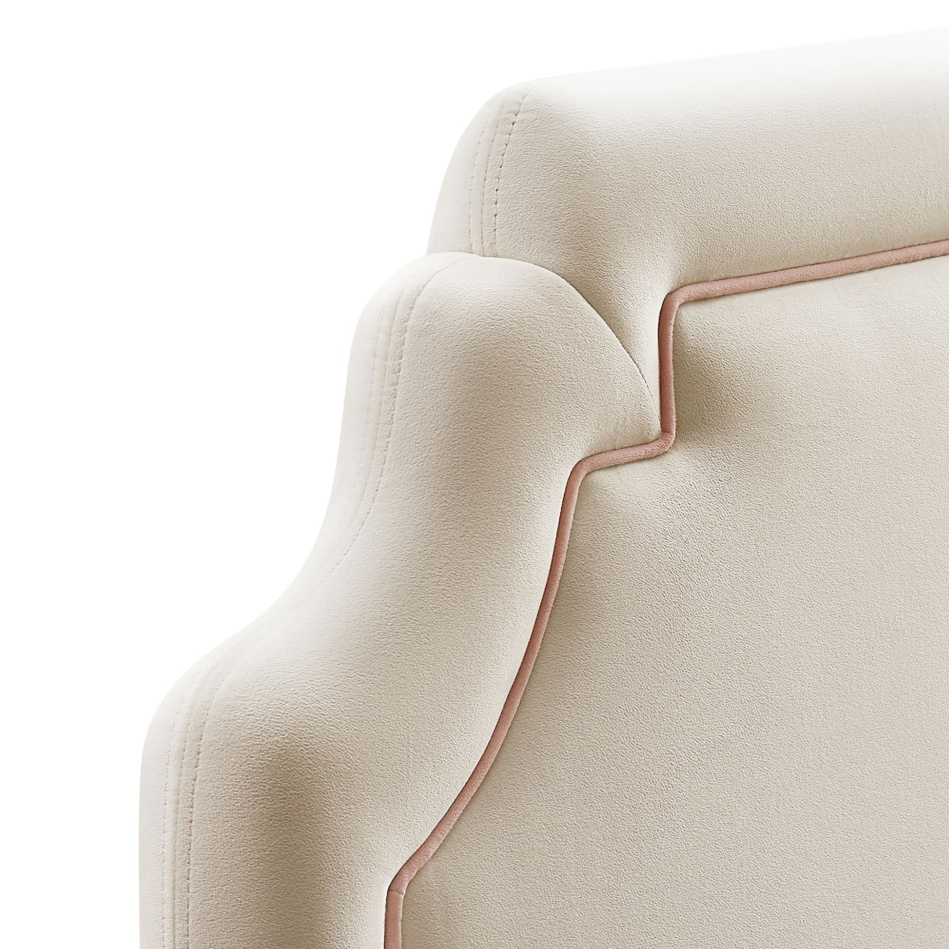Magnolia Stain-Resistant Performance Velvet King Size Headboard
