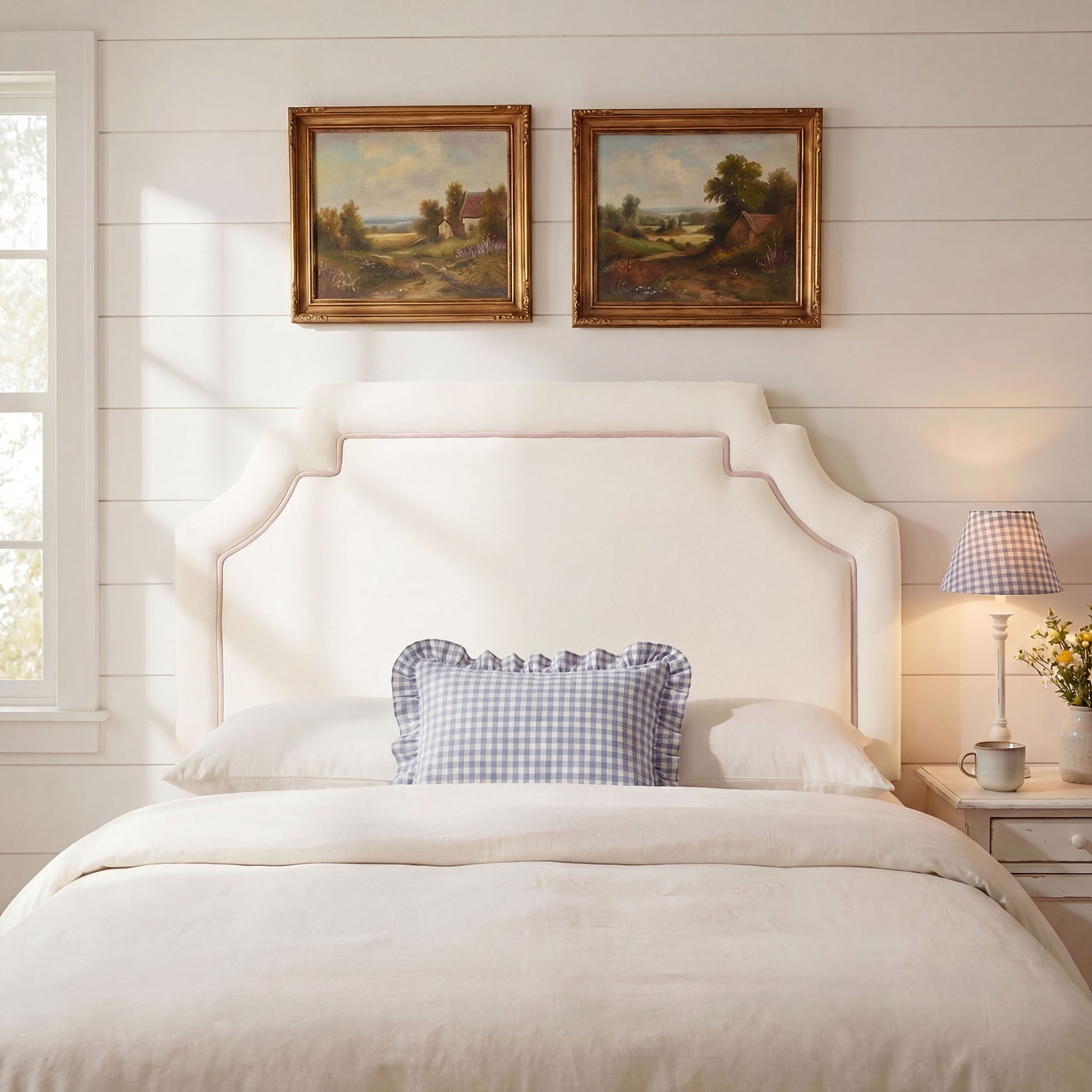Magnolia Stain-Resistant Performance Velvet King Size Headboard