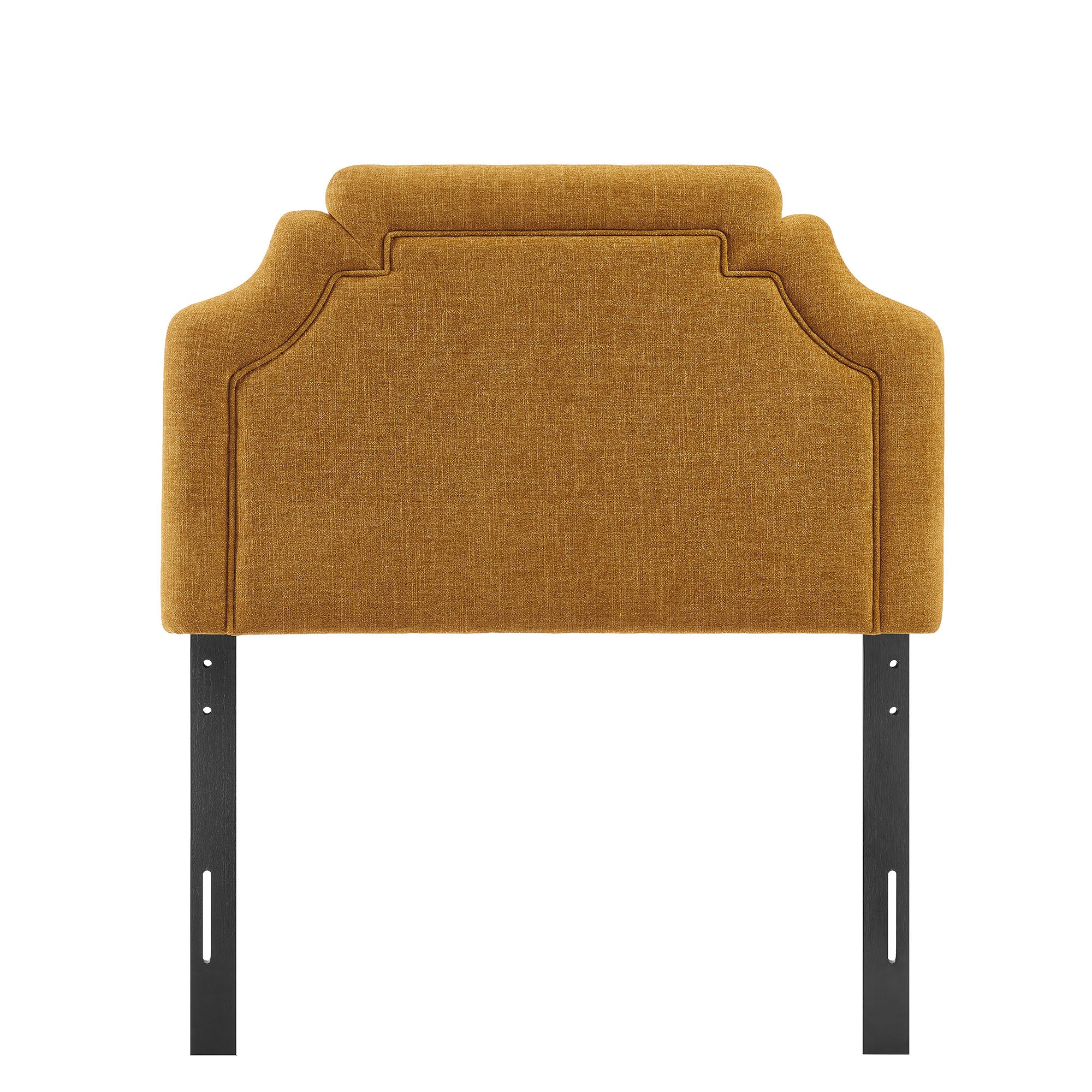 Magnolia Upholstered Fabric Twin Size Headboard