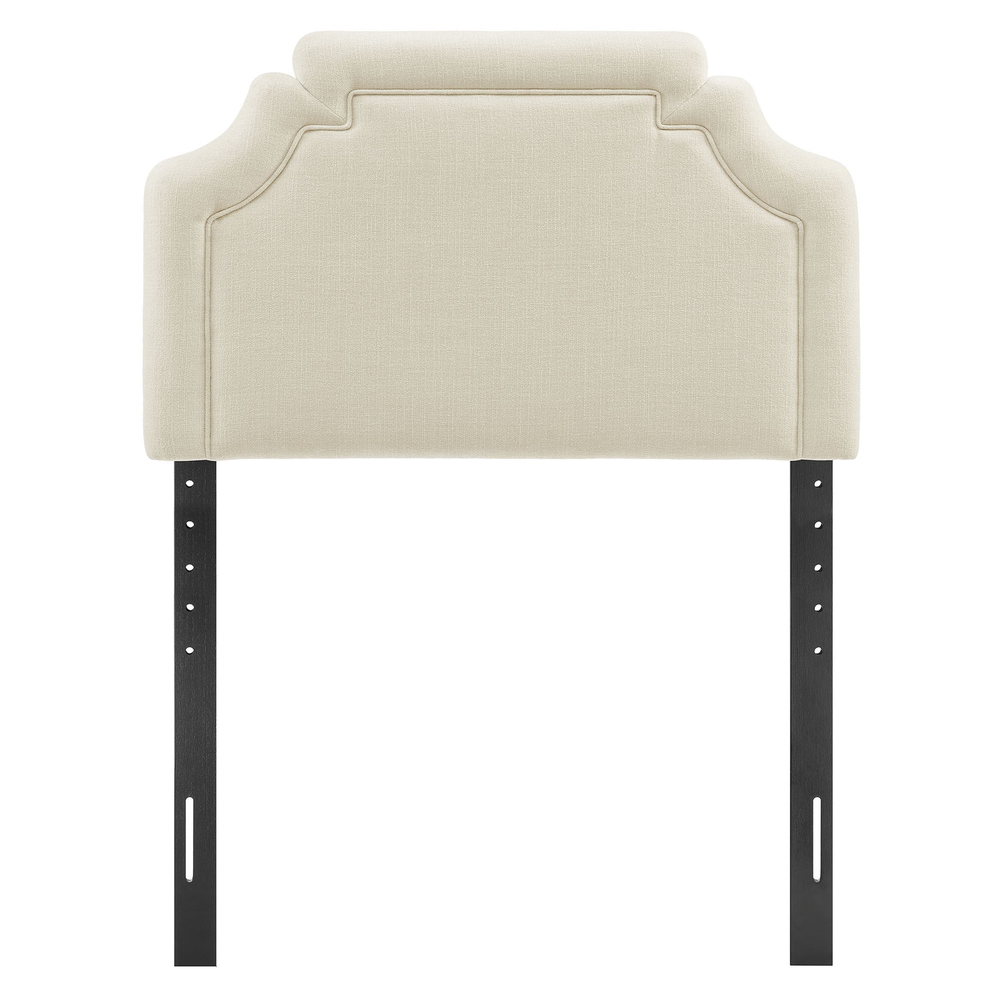 Magnolia Upholstered Fabric Twin Size Headboard