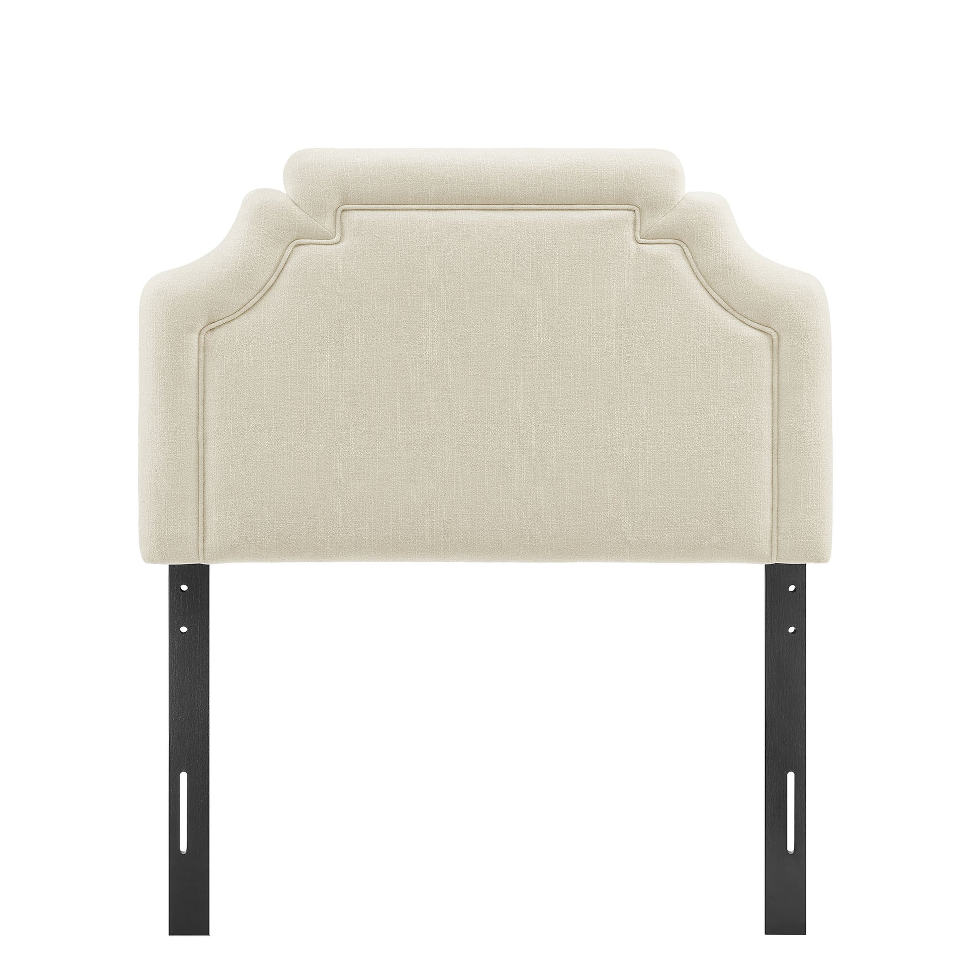 Magnolia Upholstered Fabric Twin Size Headboard