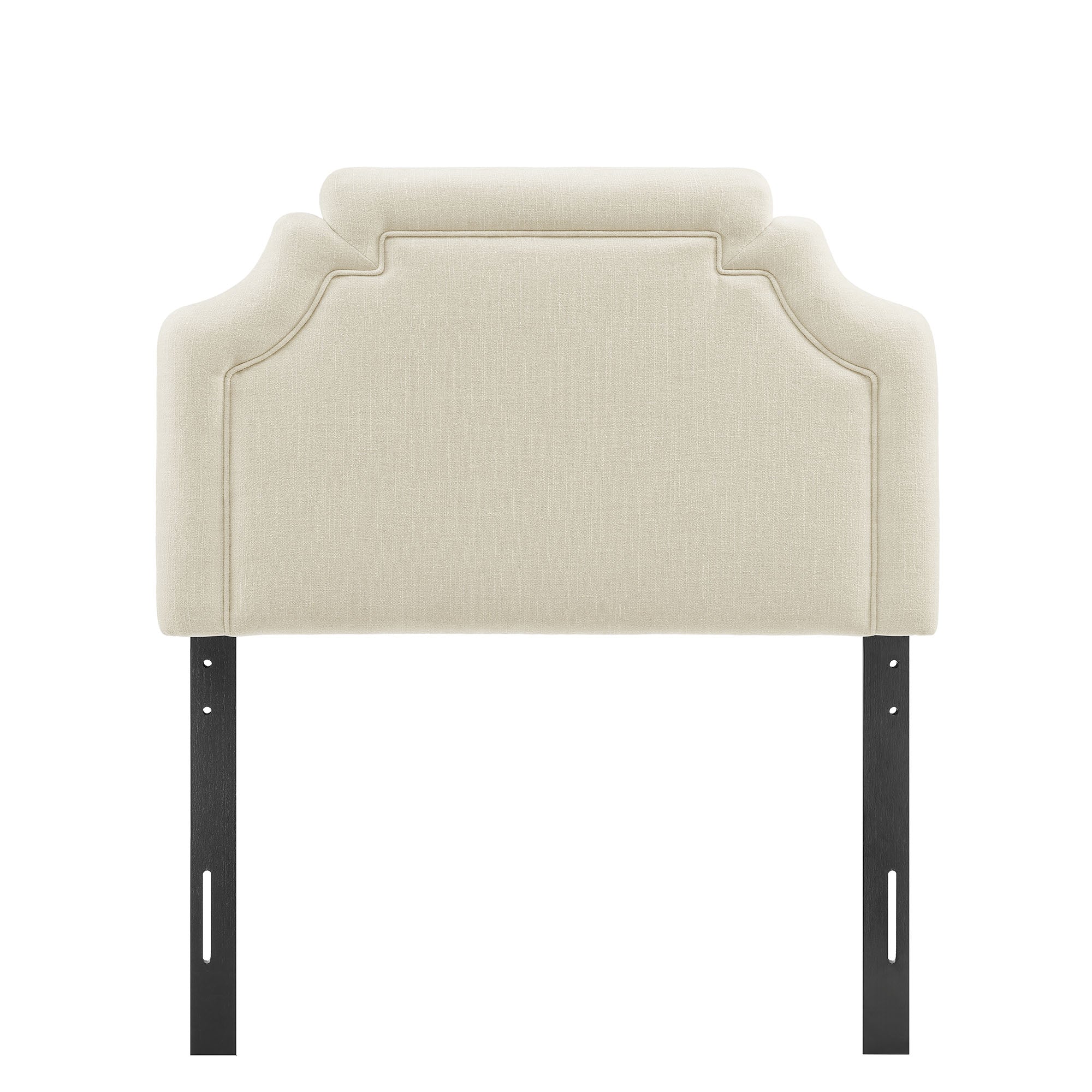 Magnolia Upholstered Fabric Twin Size Headboard