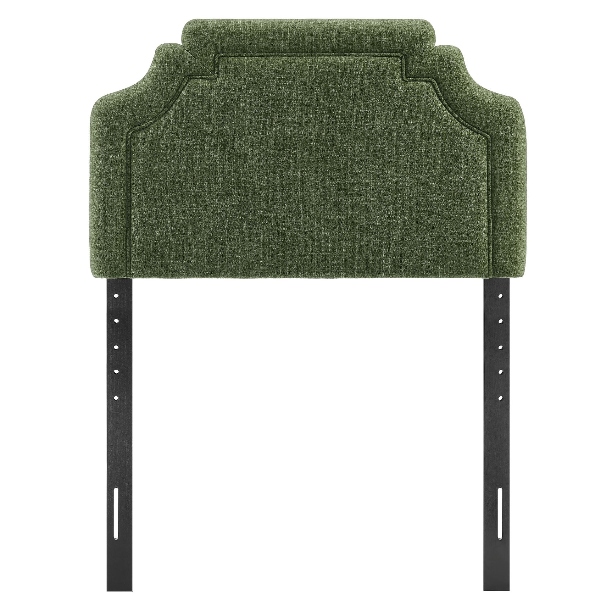 Magnolia Upholstered Fabric Twin Size Headboard