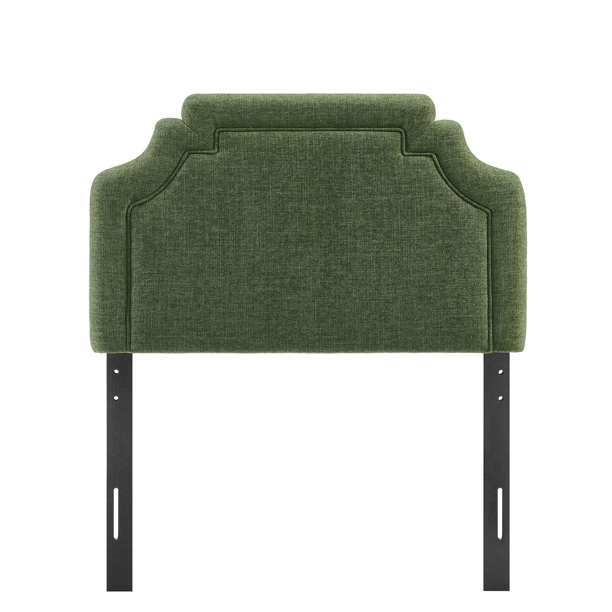Magnolia Upholstered Fabric Twin Size Headboard