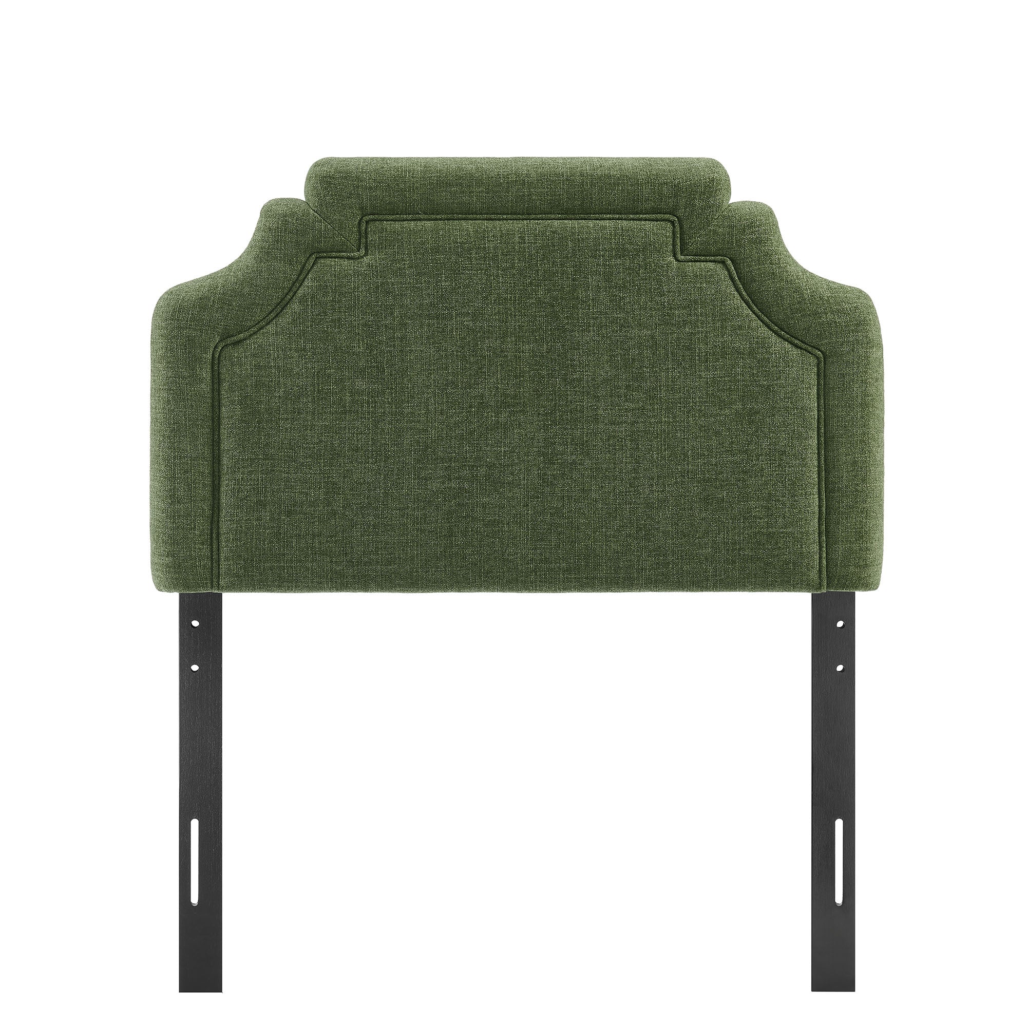 Magnolia Upholstered Fabric Twin Size Headboard