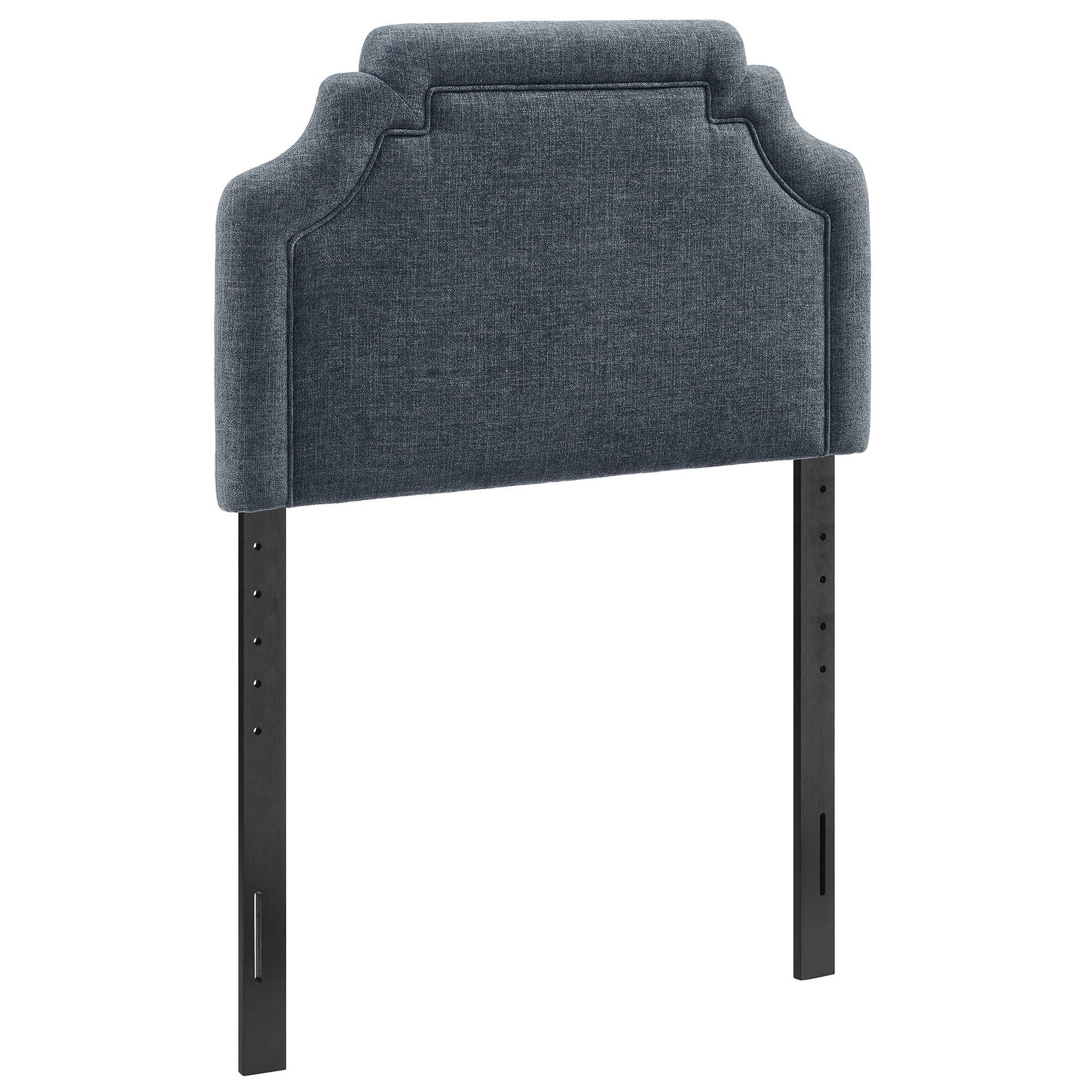 Magnolia Upholstered Fabric Headboard - Slate Blue