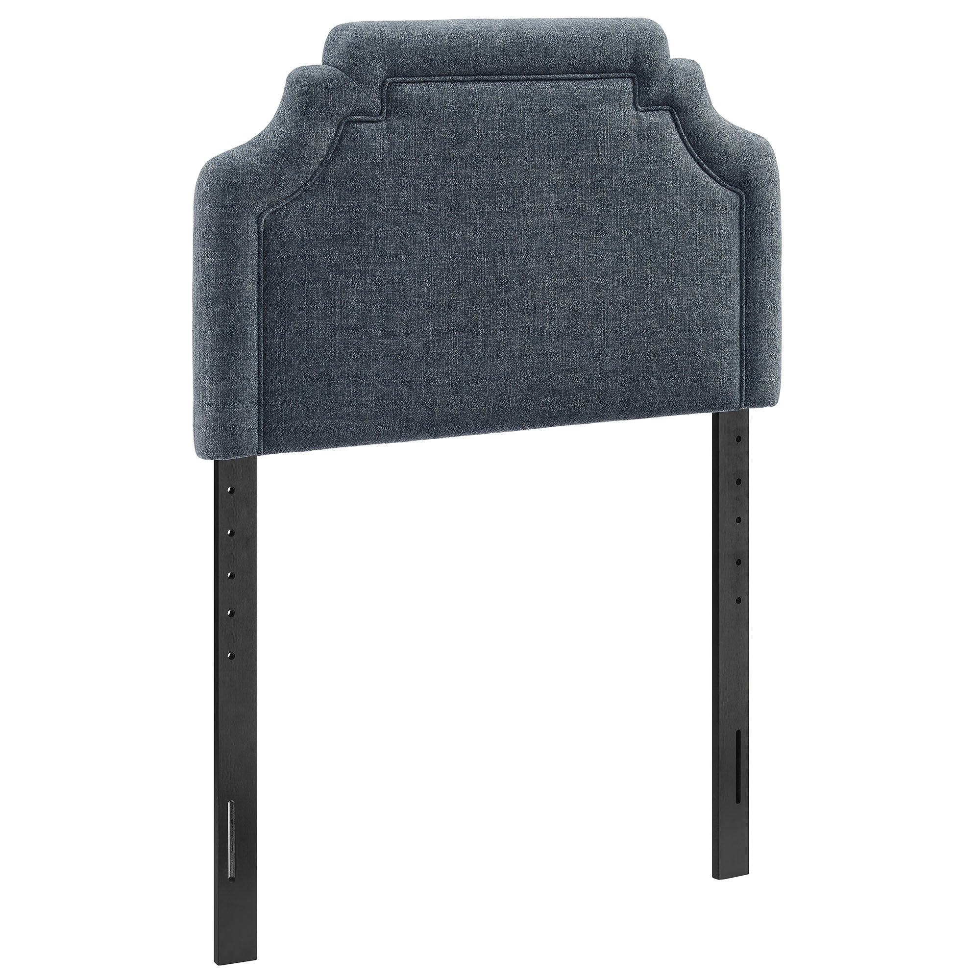 Magnolia Upholstered Fabric Headboard - Slate Blue