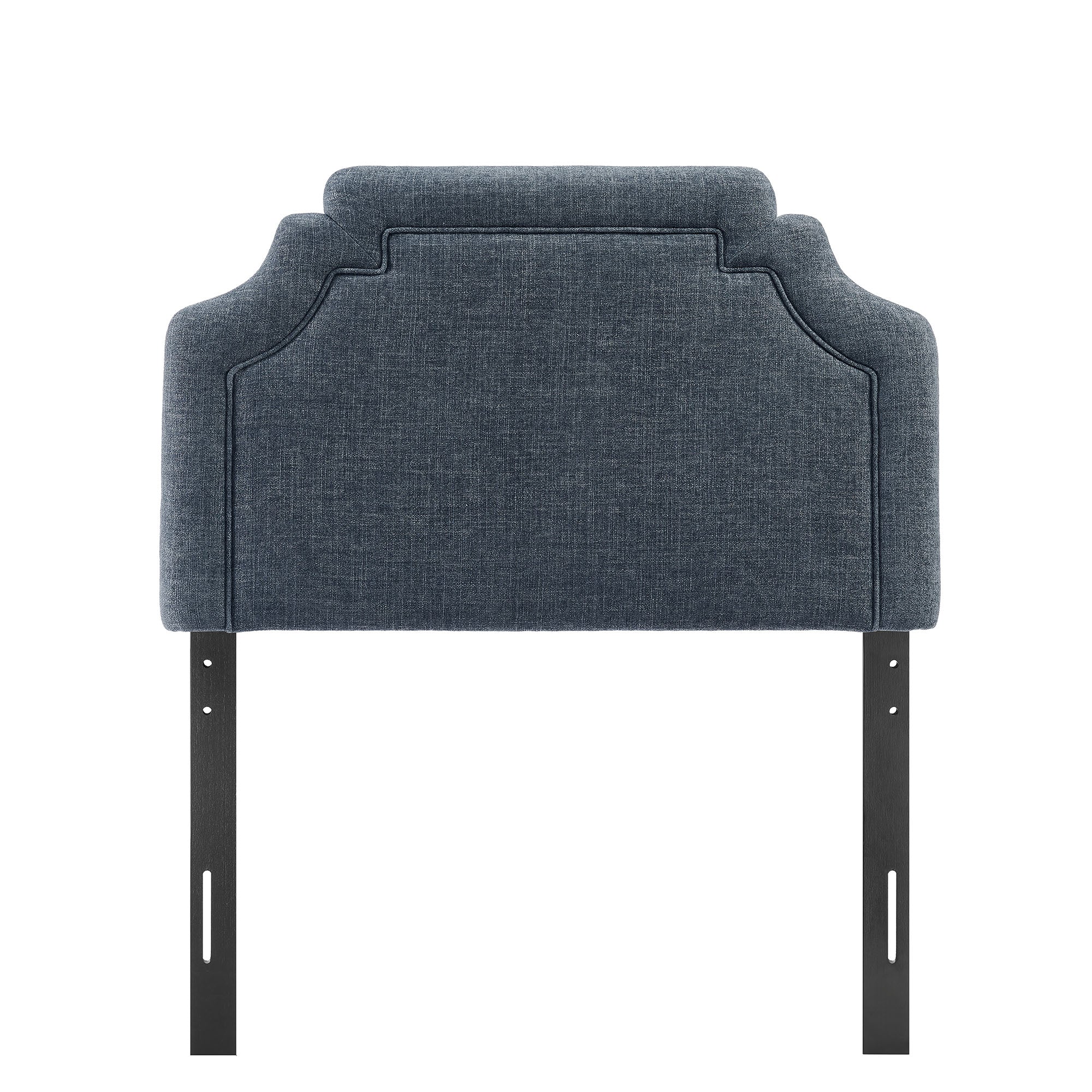 Magnolia Upholstered Fabric Twin Size Headboard