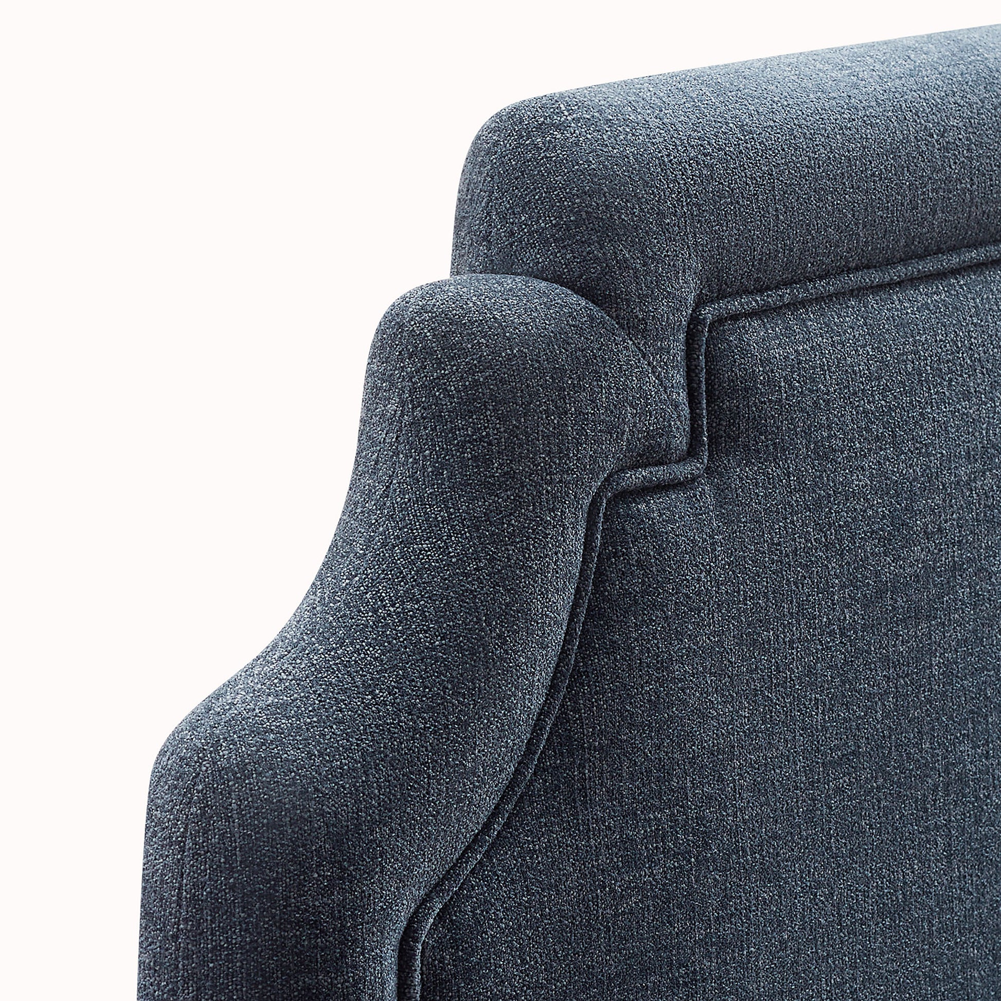 Magnolia Upholstered Fabric Twin Size Headboard