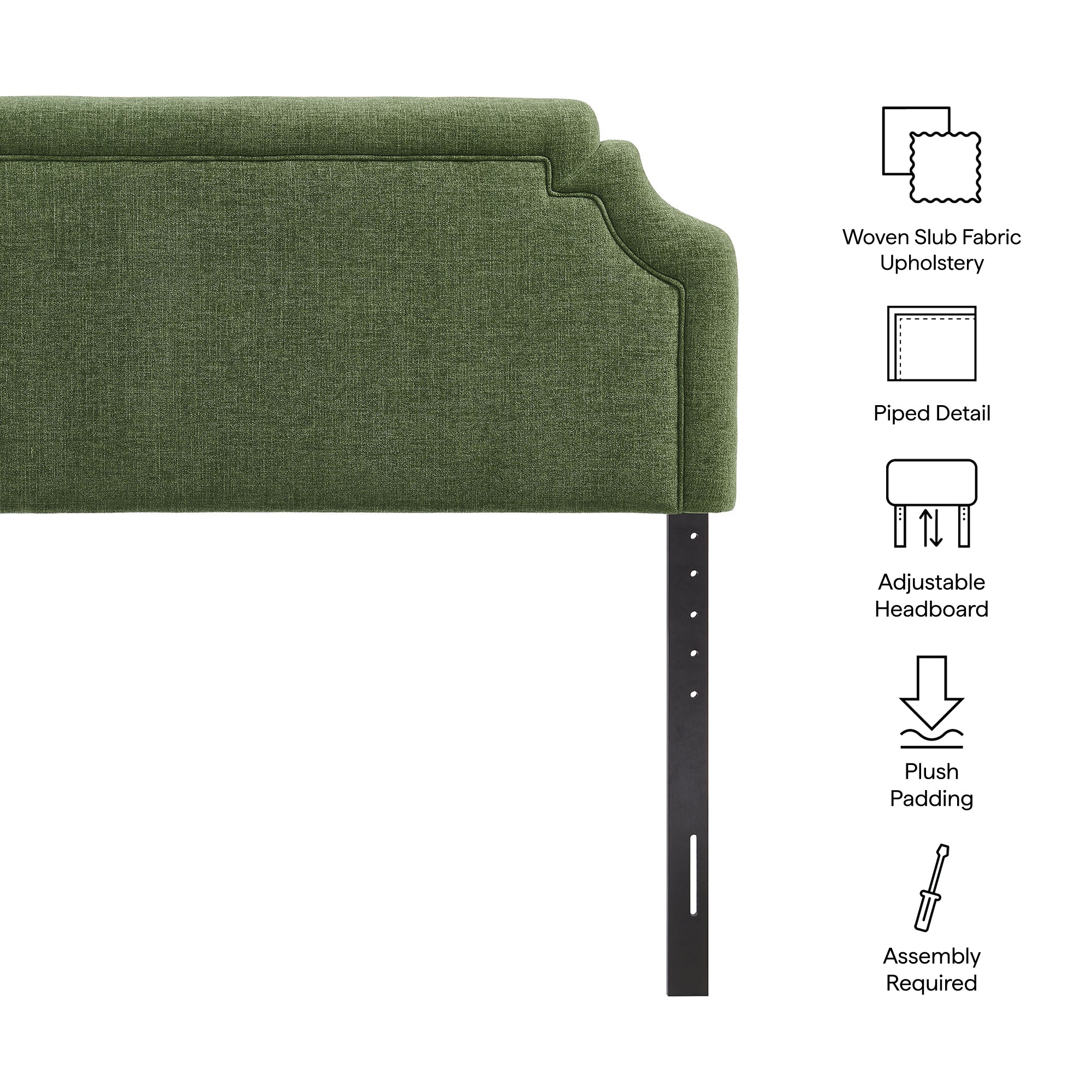 Magnolia Upholstered Fabric Full Size Headboard