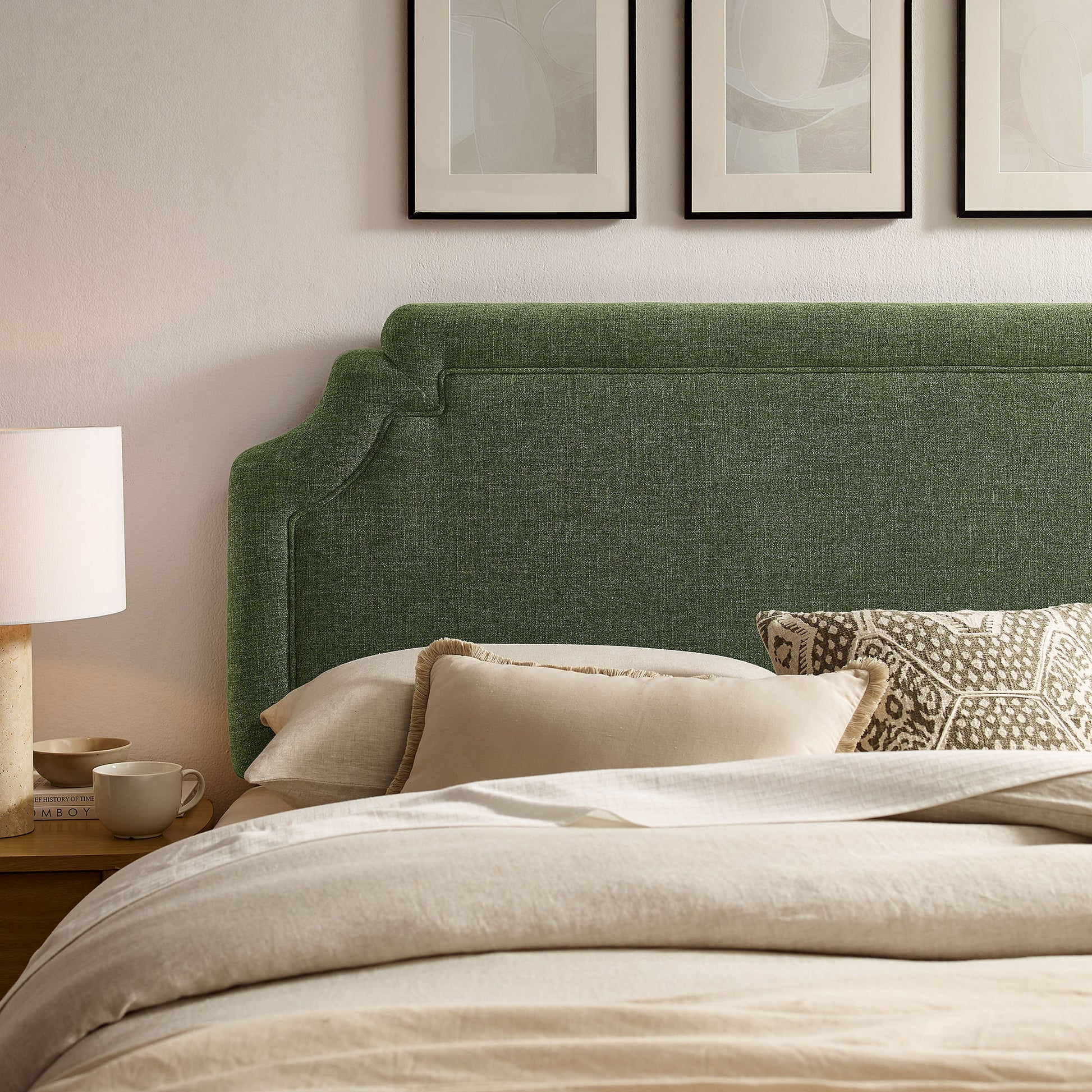 Magnolia Upholstered Fabric Headboard