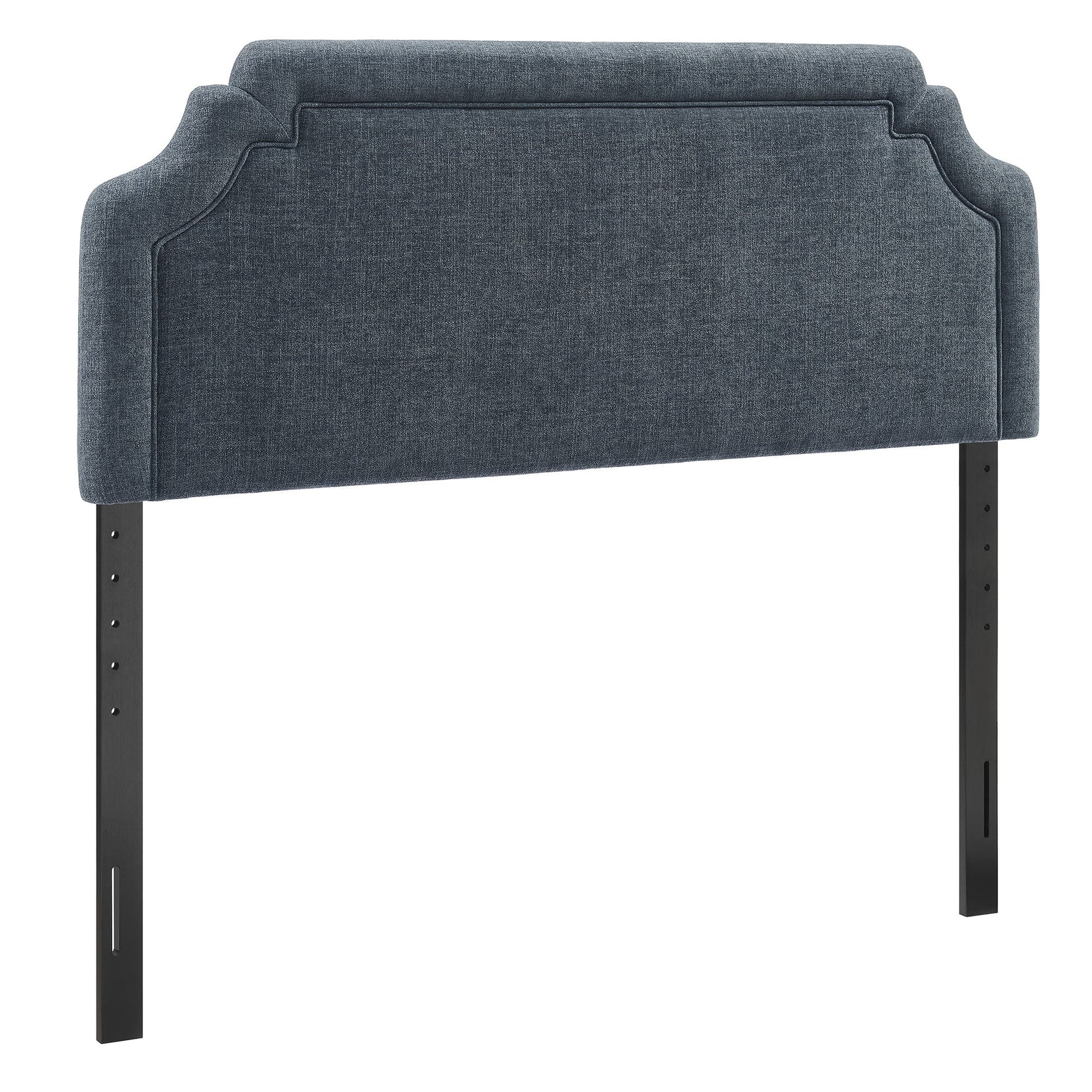 Magnolia Upholstered Fabric Headboard - Slate Blue