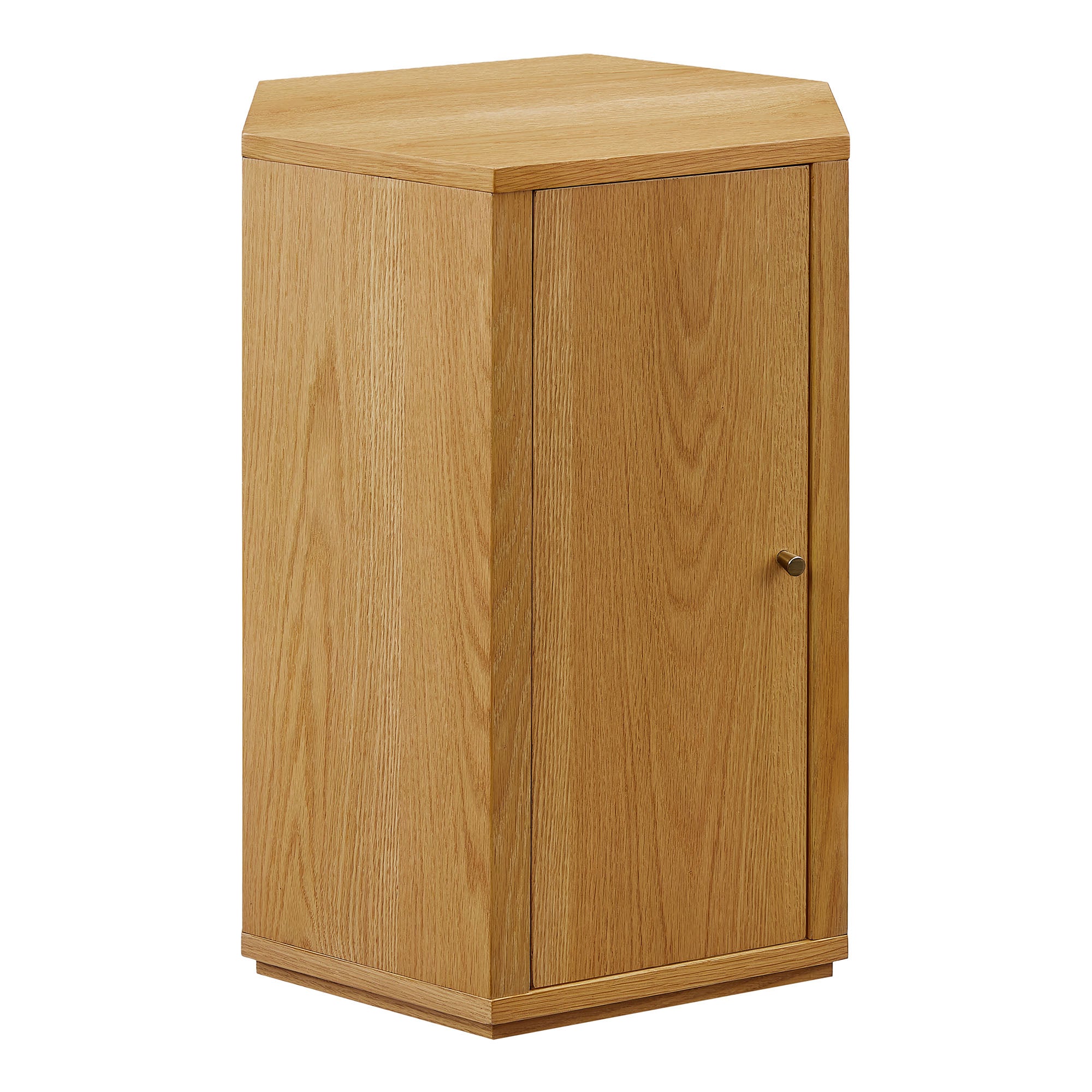 Kade Faceted Wood Side Table by Modway