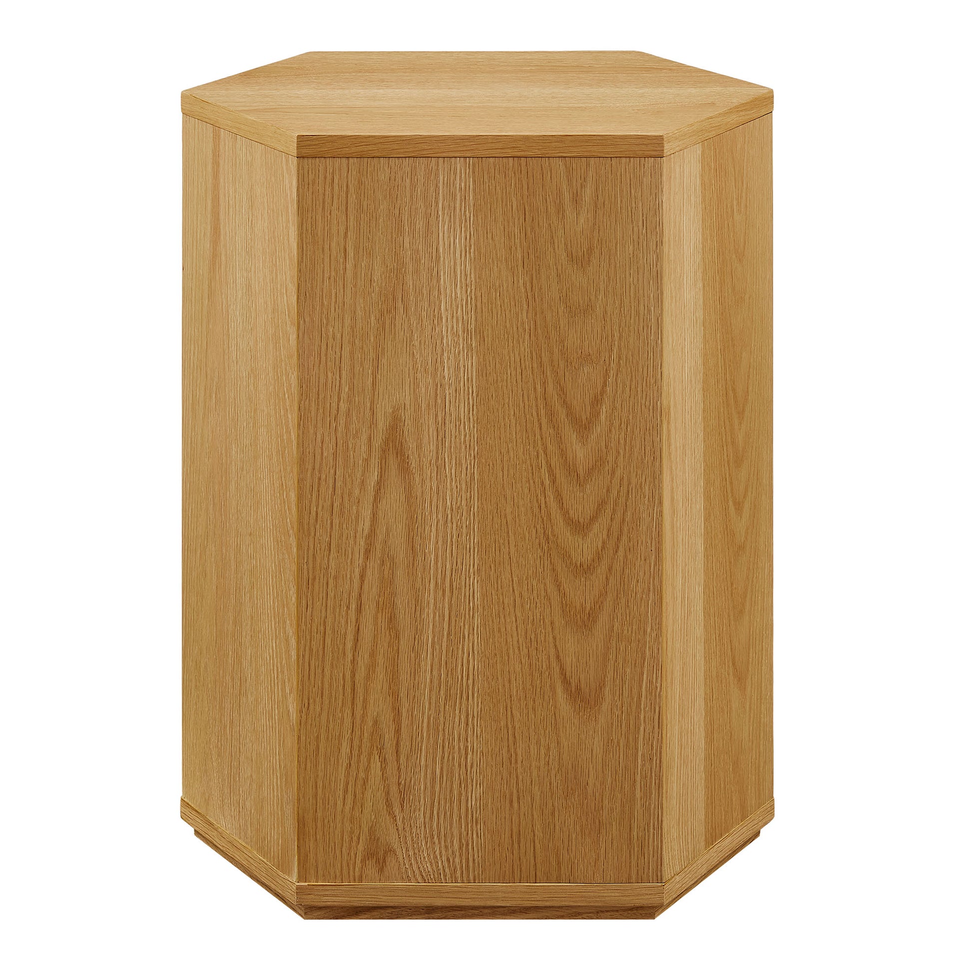Kade Faceted Wood Side Table by Modway