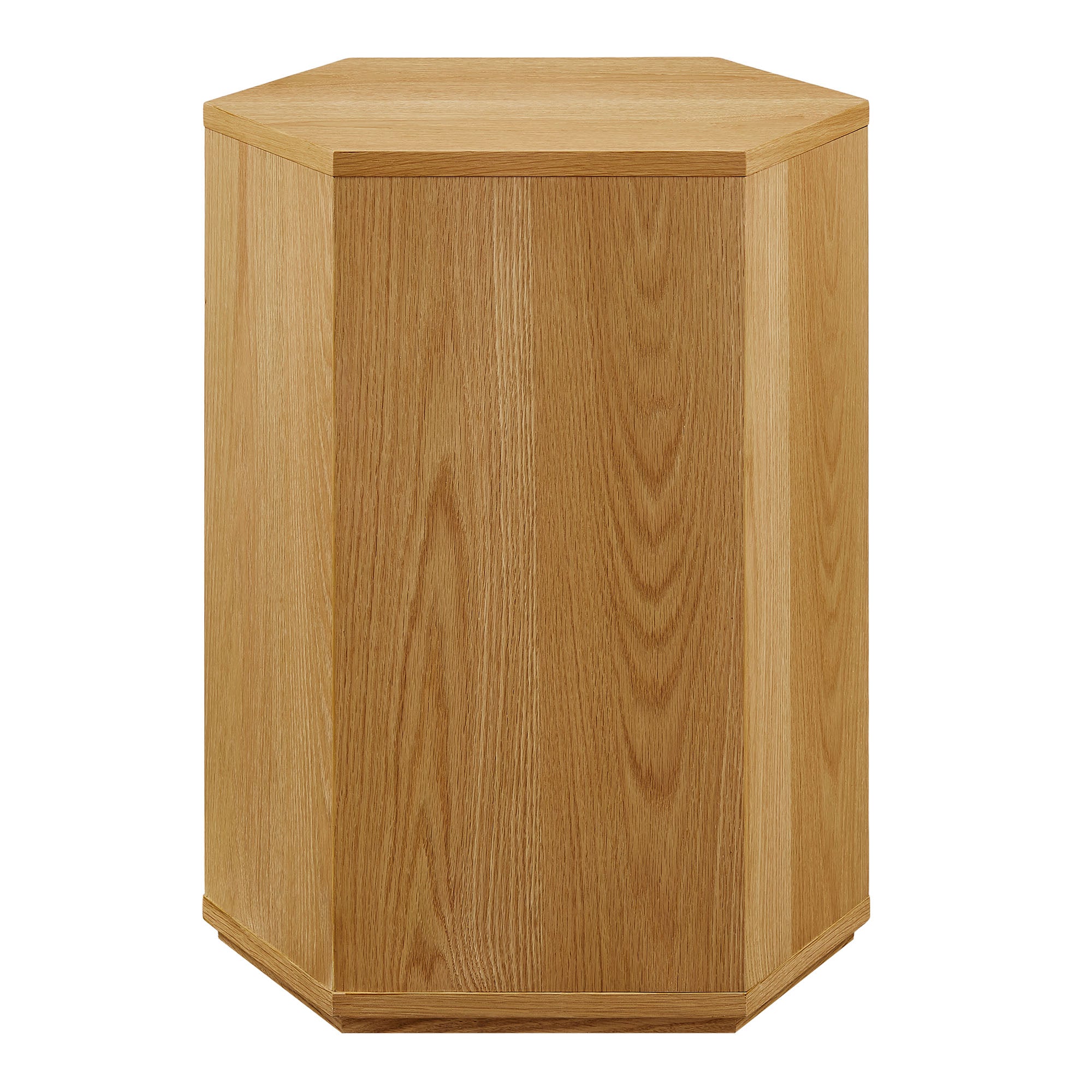 Kade Faceted Wood Side Table by Modway
