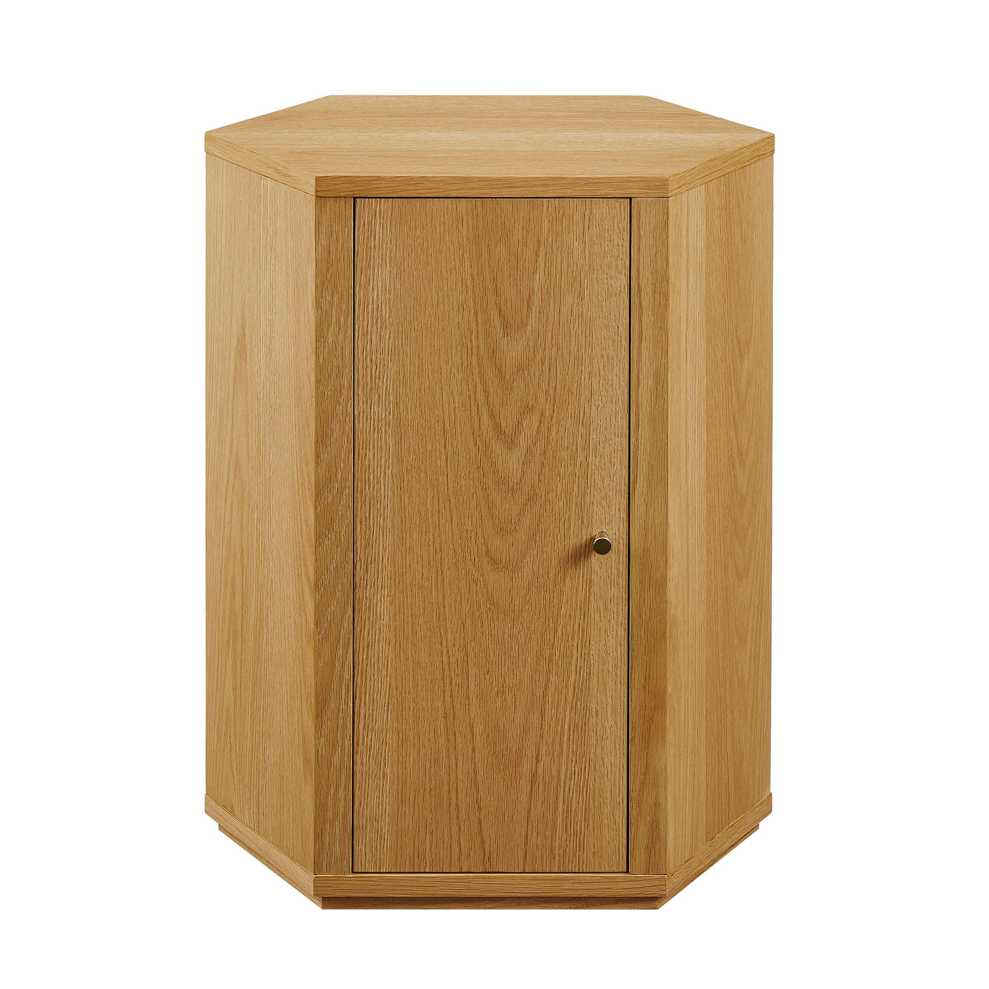 Kade Faceted Wood Side Table by Modway