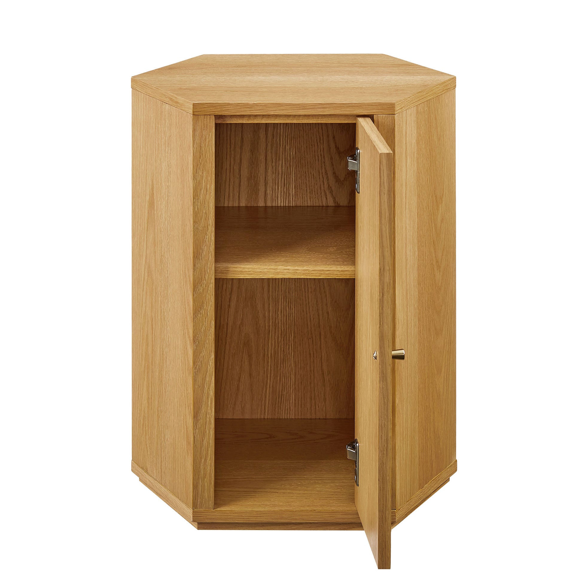 Kade Faceted Wood Side Table by Modway