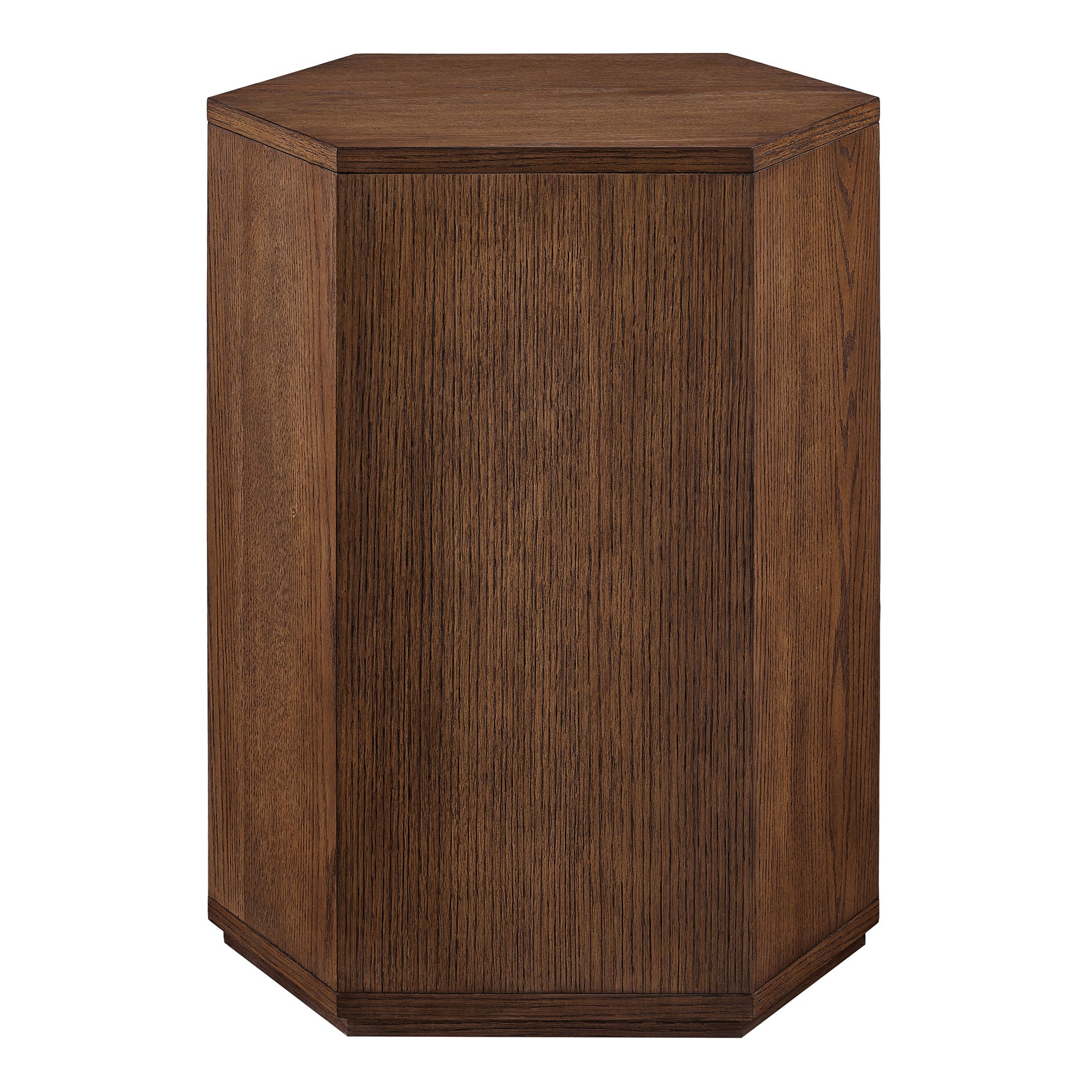 Kade Faceted Wood Side Table by Modway