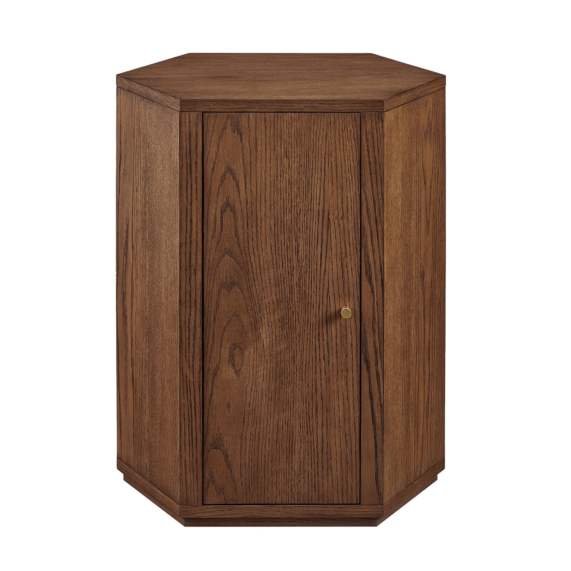 Kade Faceted Wood Side Table by Modway