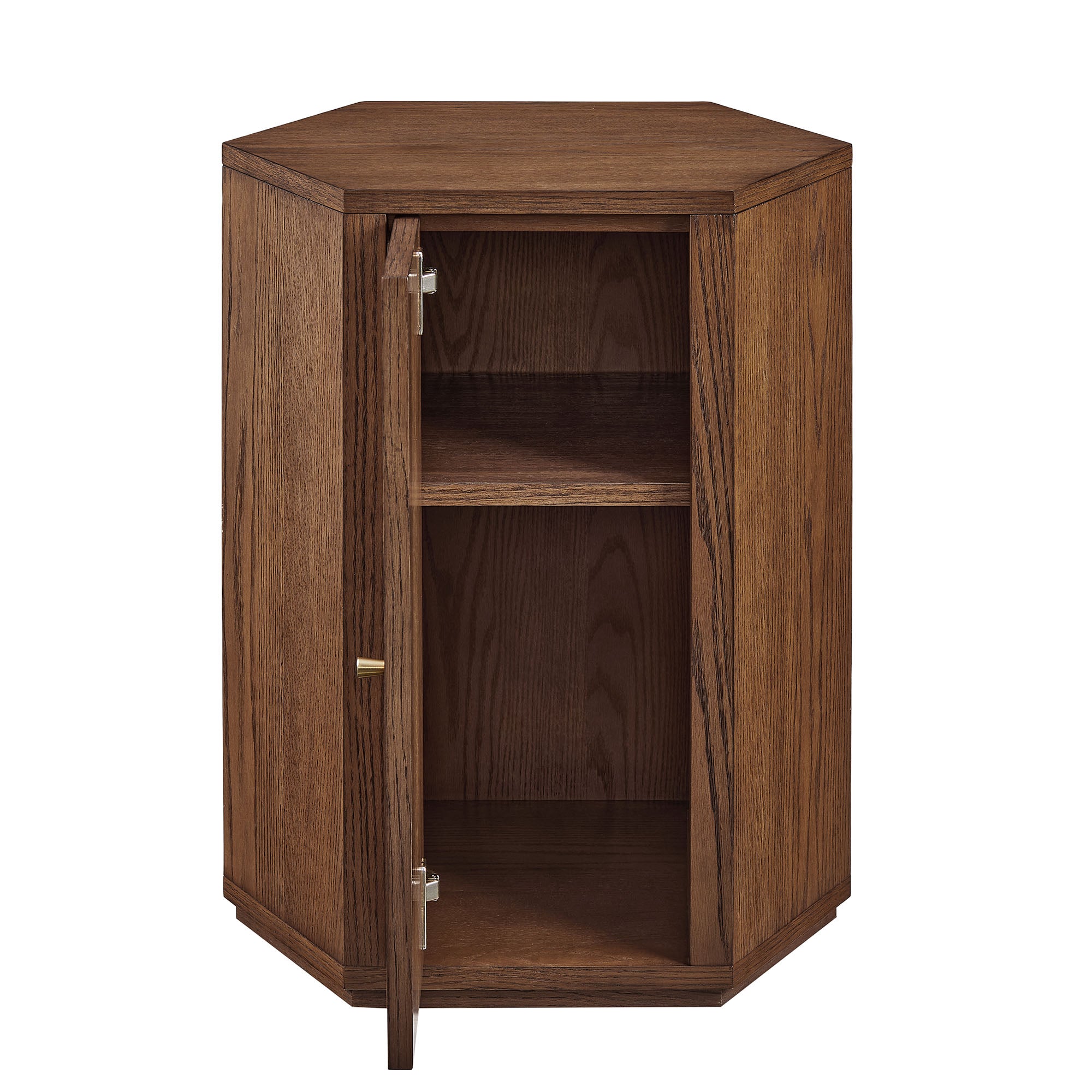 Kade Faceted Wood Side Table by Modway