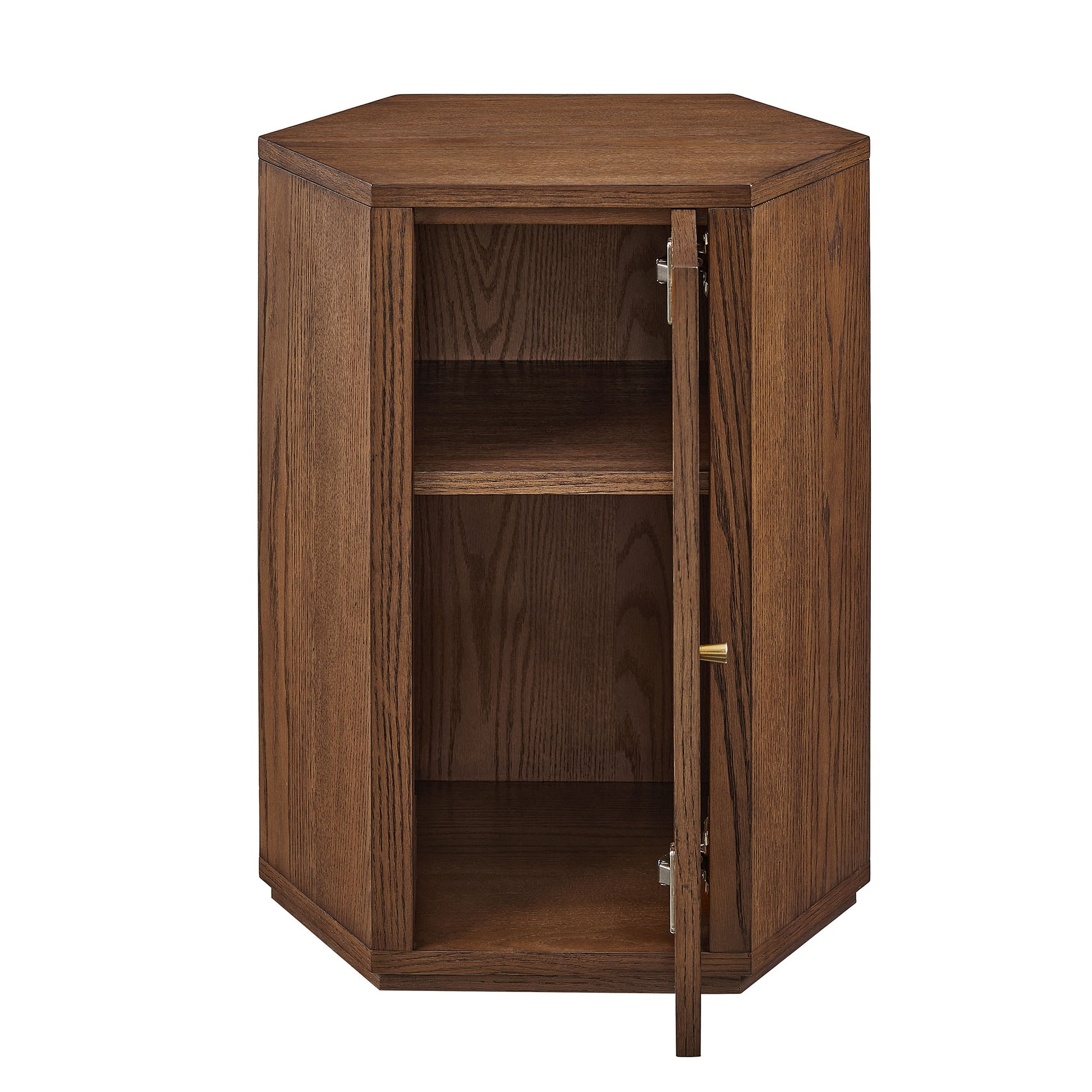 Kade Faceted Wood Side Table by Modway