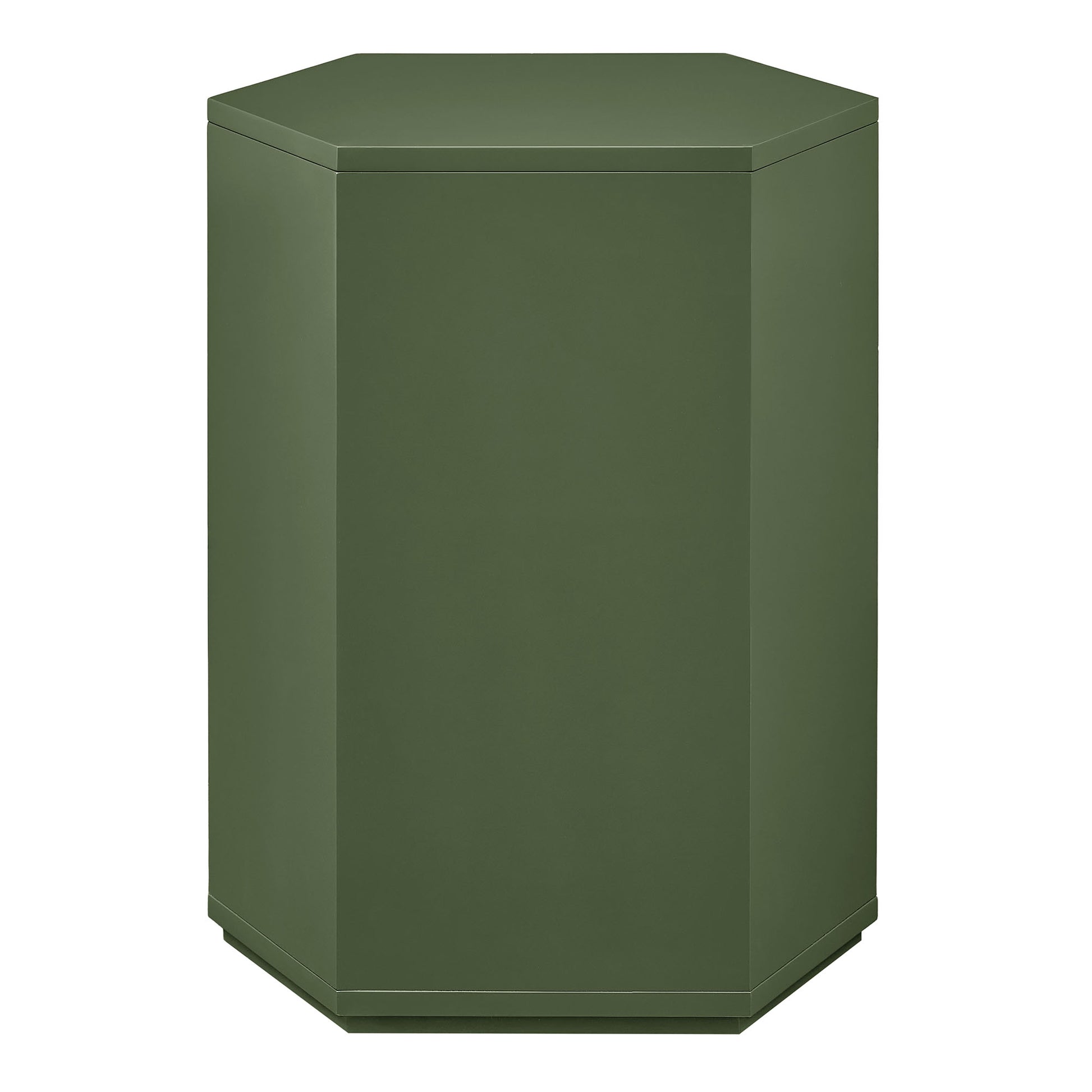 Kade Faceted Semi-Gloss Side Table by Modway