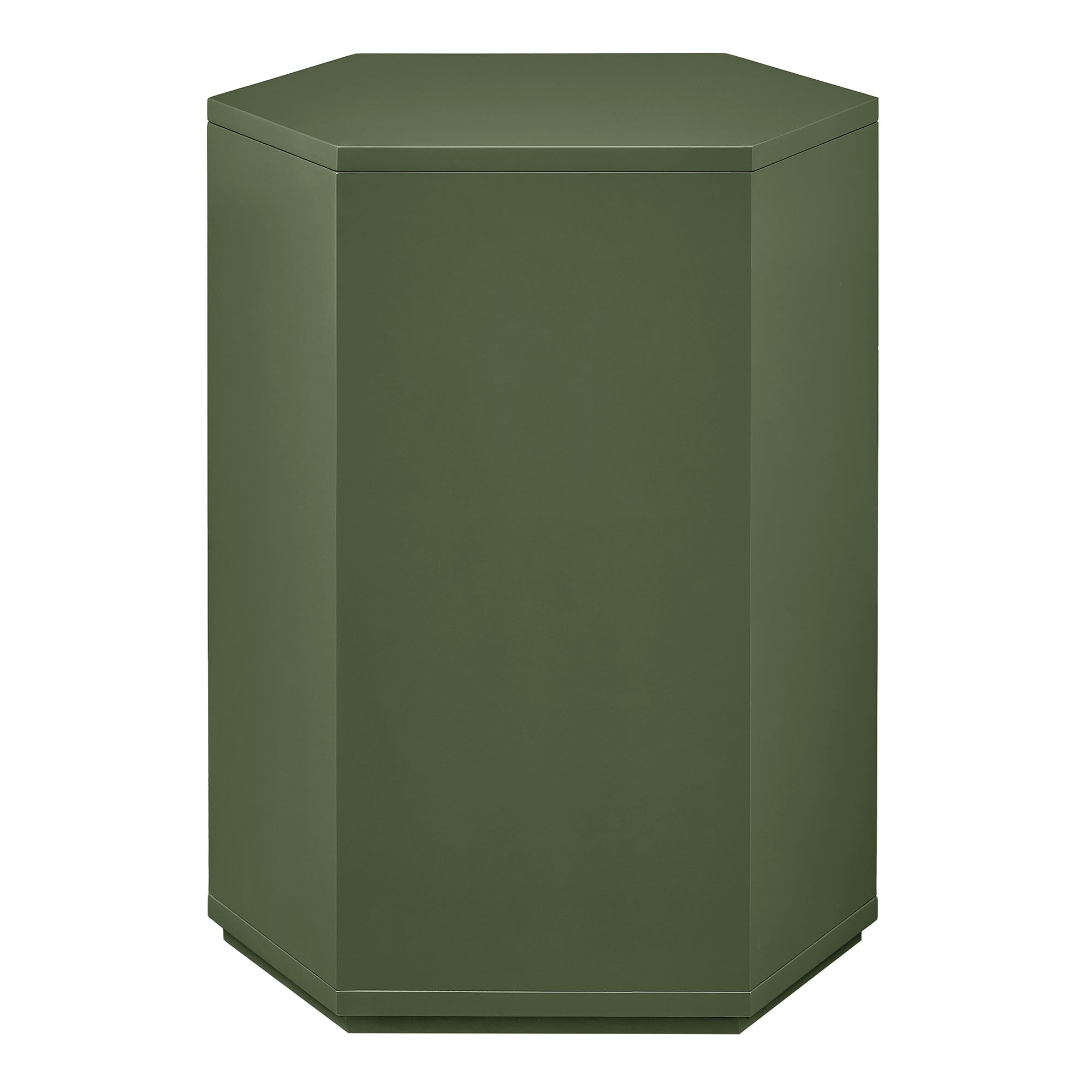 Kade Faceted Semi-Gloss Side Table by Modway