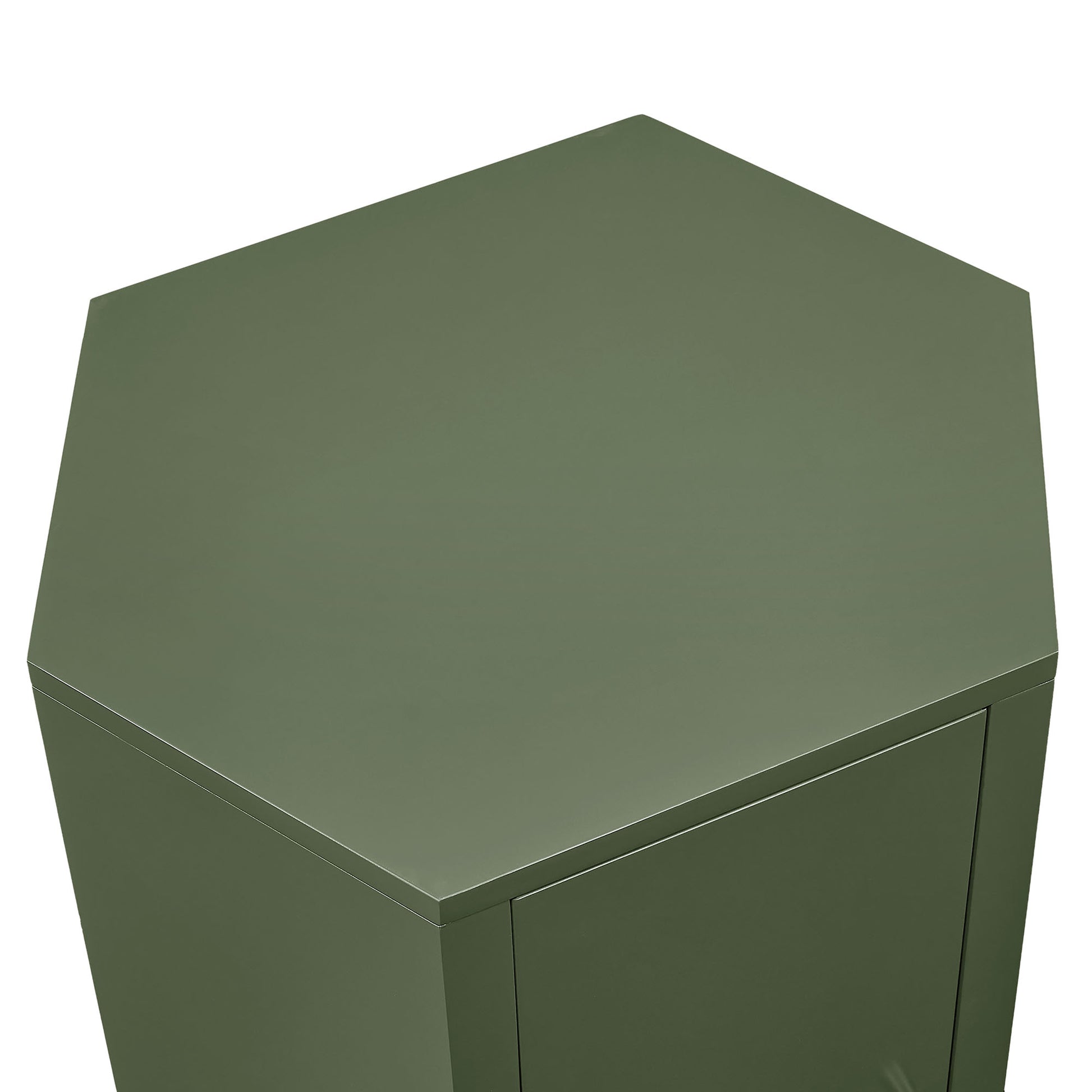 Kade Faceted Semi-Gloss Side Table by Modway