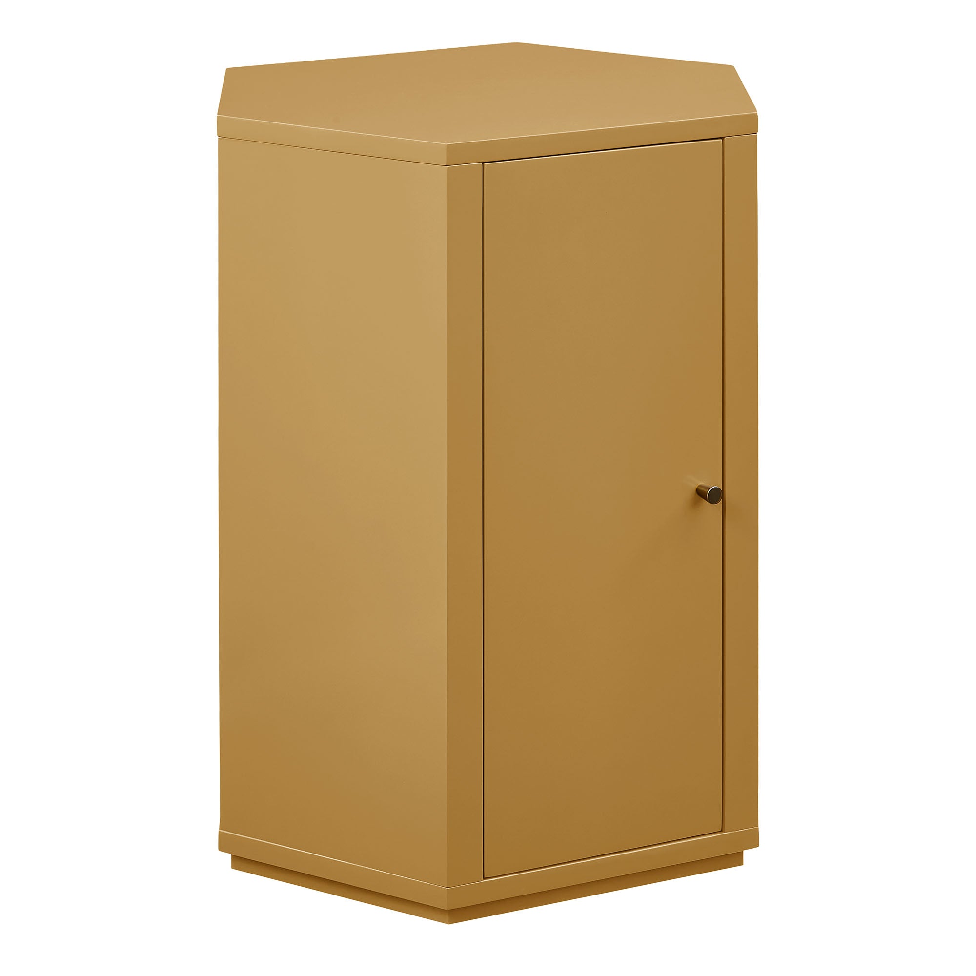 Kade Faceted Semi-Gloss Side Table by Modway