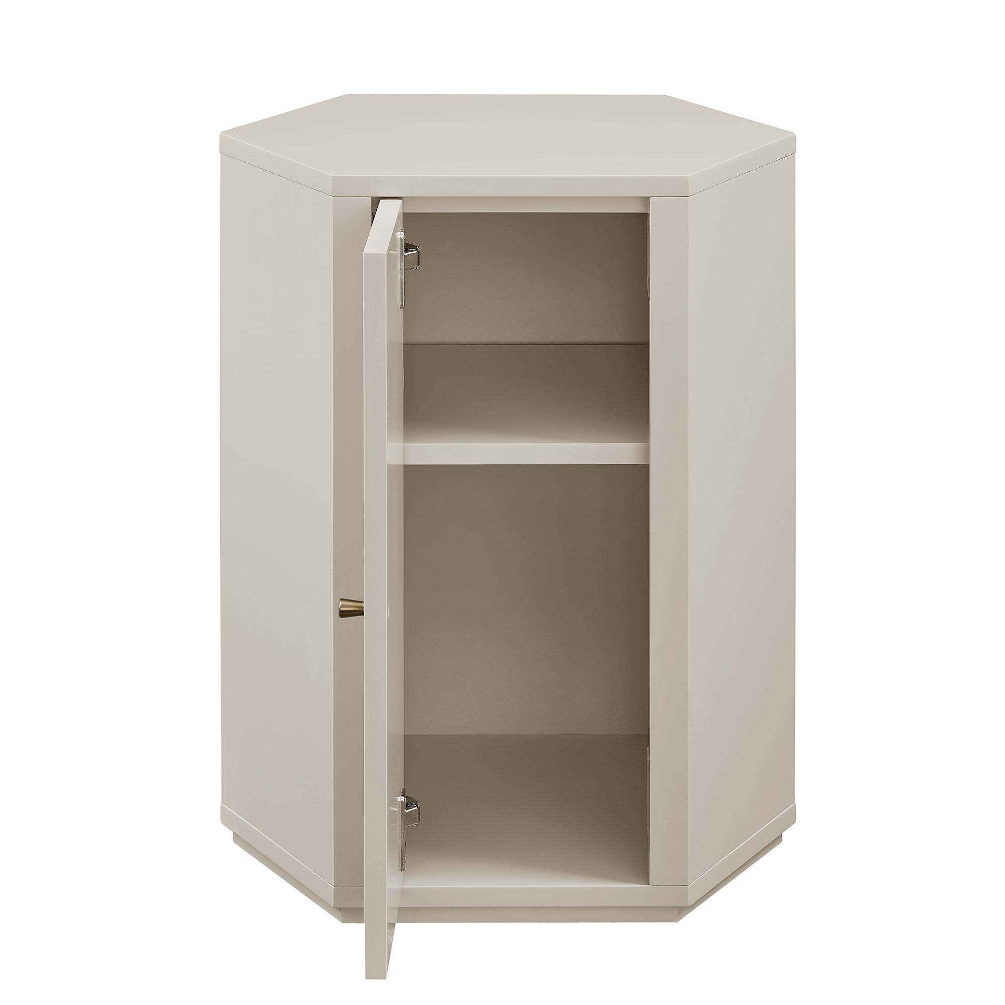 Kade Faceted Semi-Gloss Side Table by Modway