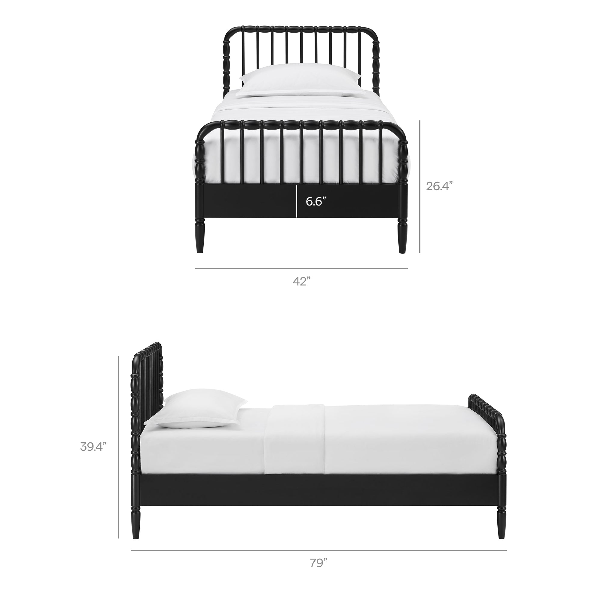Arlette Queen Size Wood Spindle Bed Frame by Modway