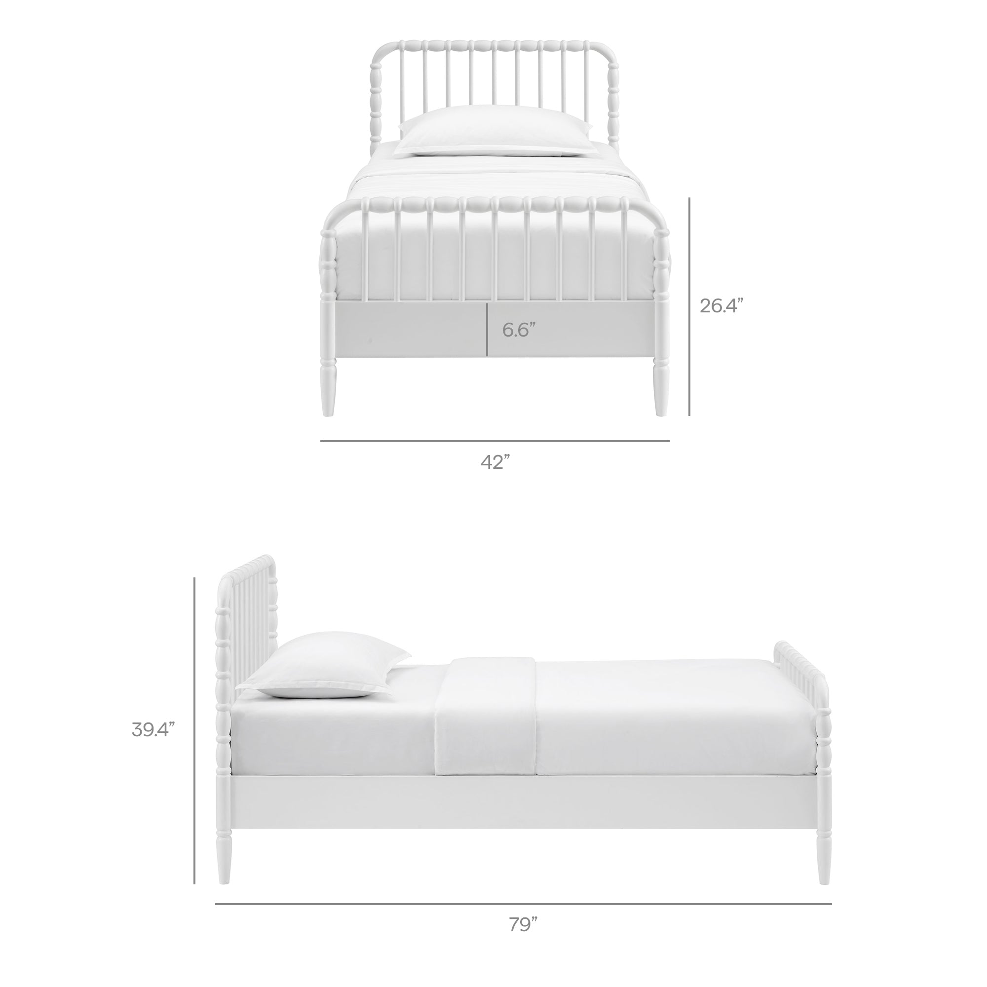 Arlette Queen Size Wood Spindle Bed Frame by Modway
