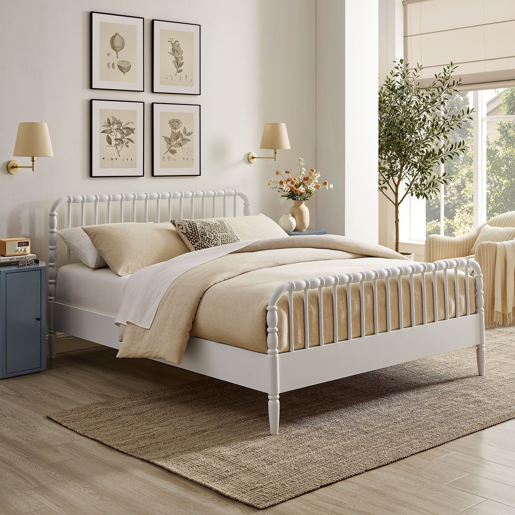 Arlette Queen Size Wood Spindle Bed Frame by Modway
