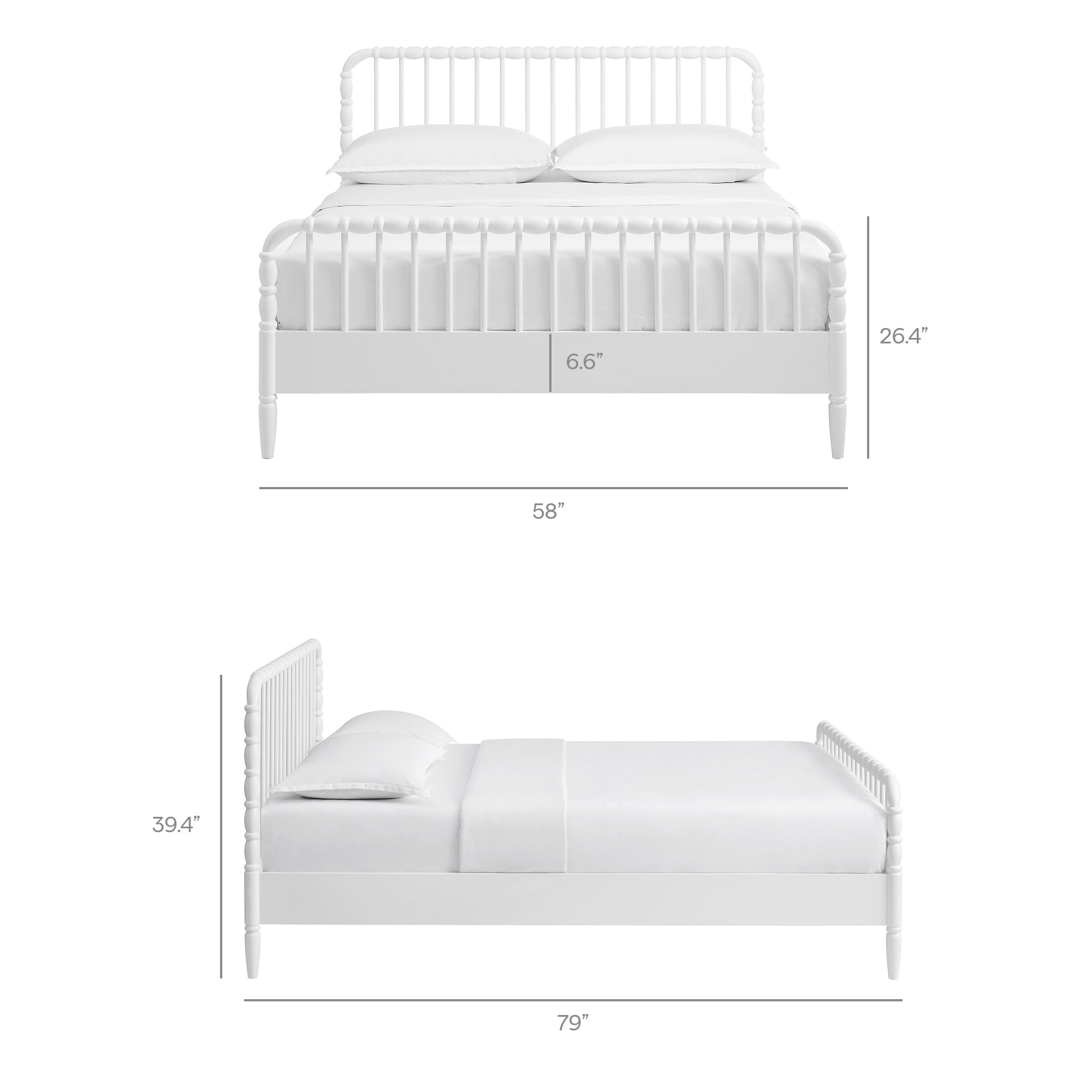 Arlette Queen Size Wood Spindle Bed Frame by Modway