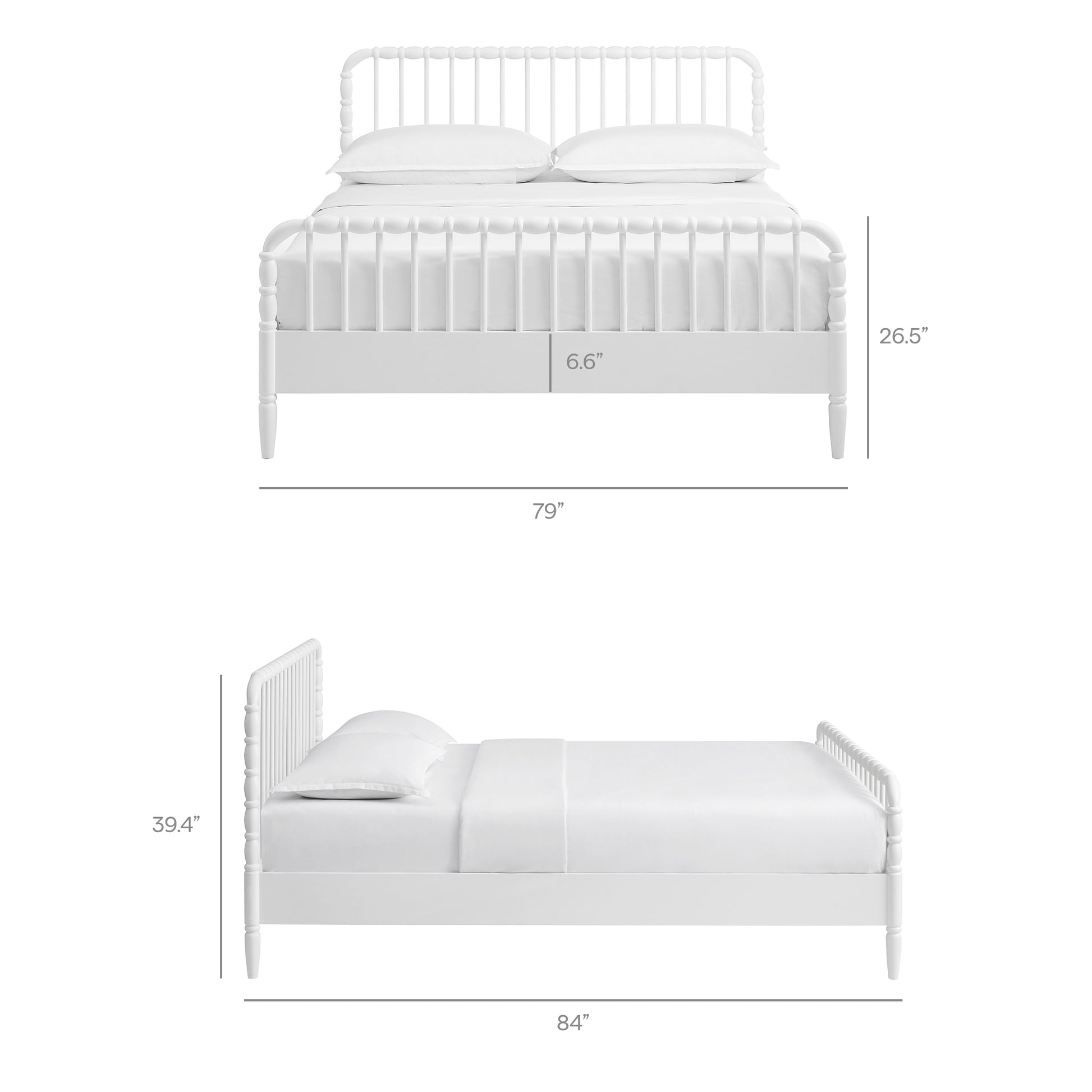 Arlette Queen Size Wood Spindle Bed Frame by Modway