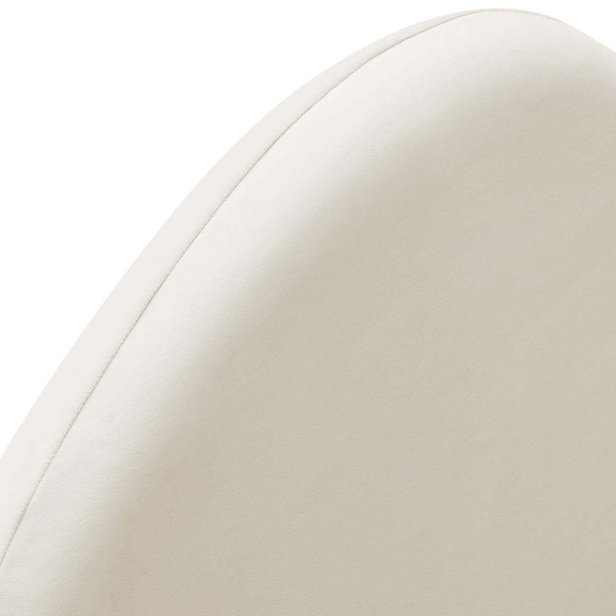 Resort Twin Size Stain-Resistant Performance Velvet Arched Headboard - Alabaster