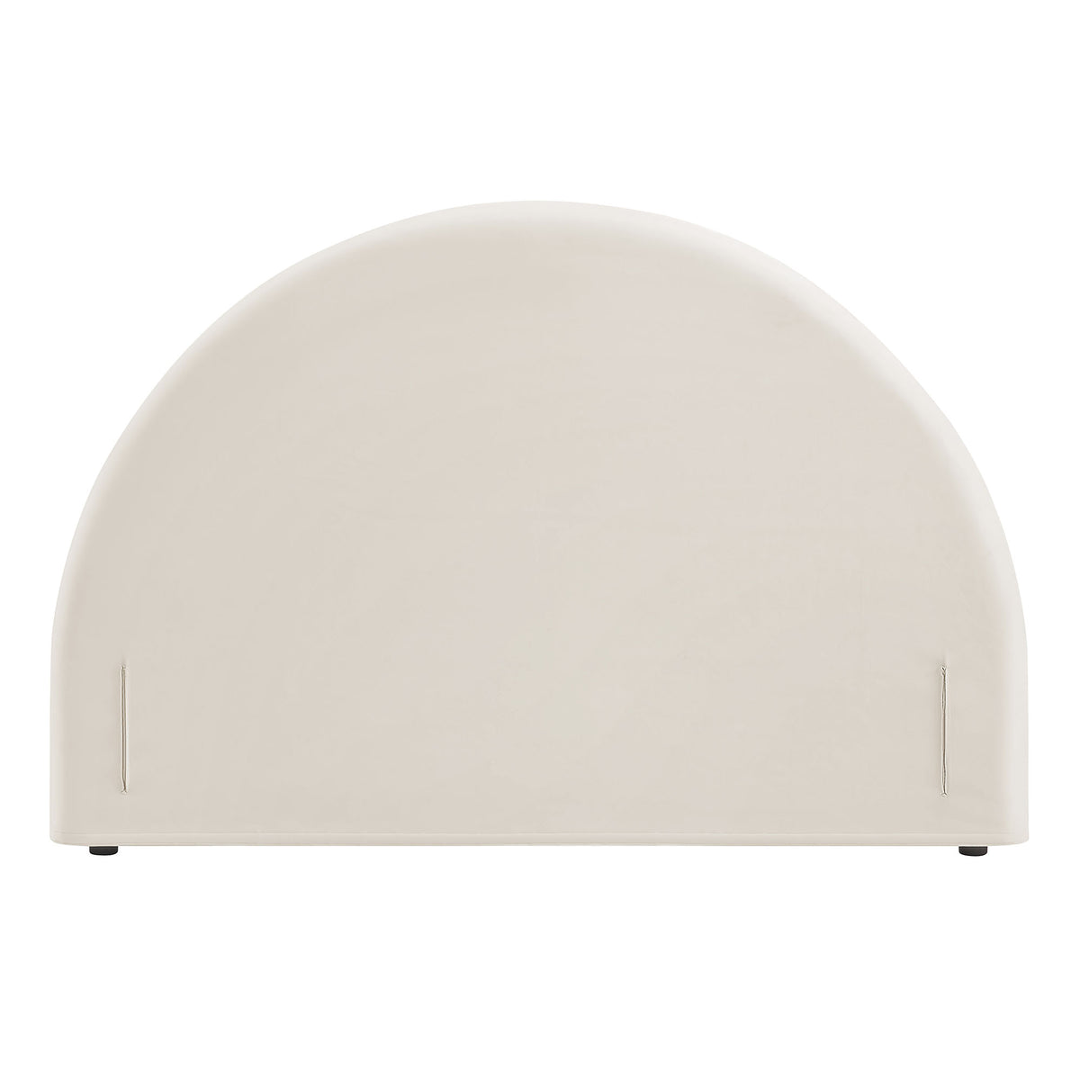 Resort Full Size Stain-Resistant Performance Velvet Arched Headboard - Alabaster