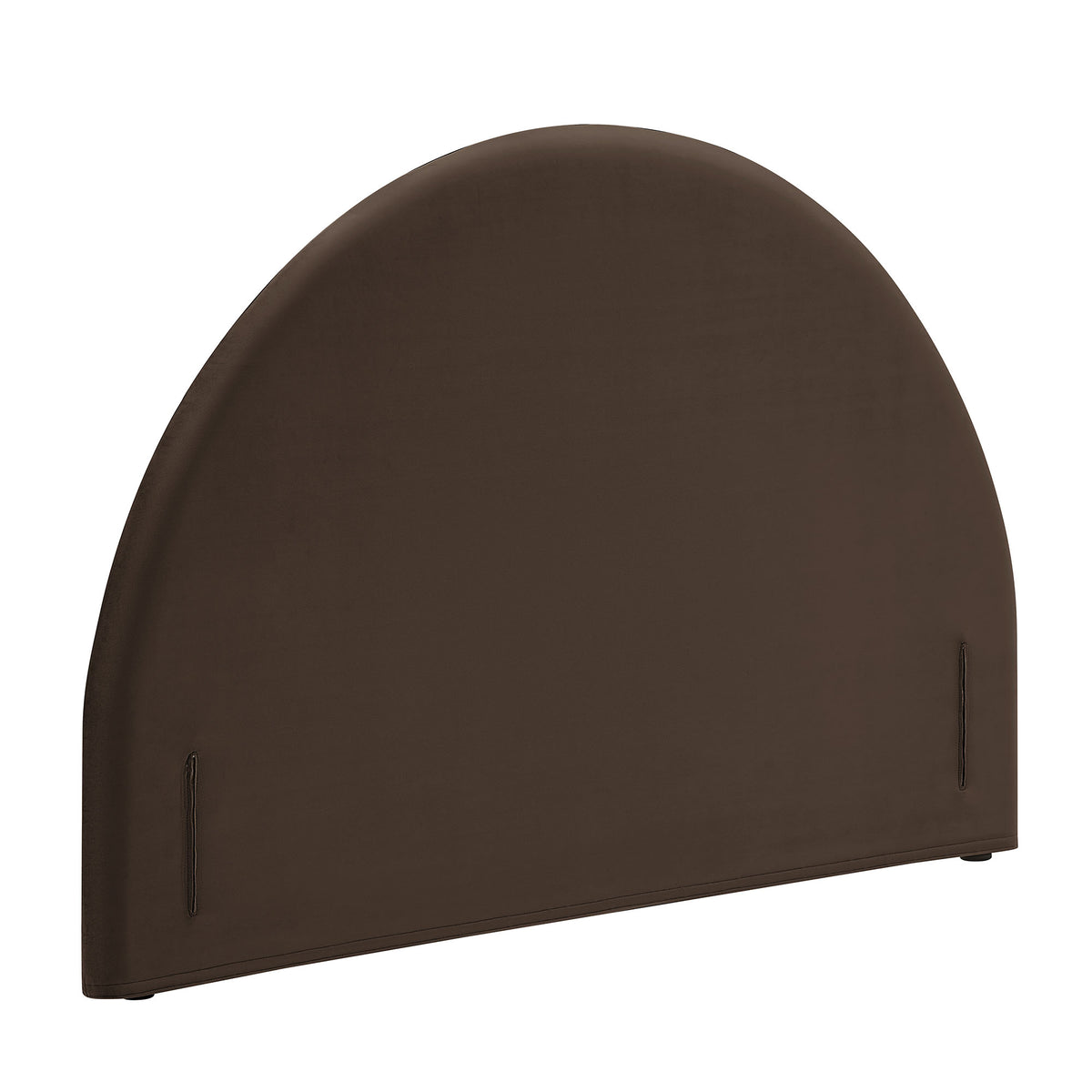 Resort Full Size Stain-Resistant Performance Velvet Arched Headboard - Chocolate Brown