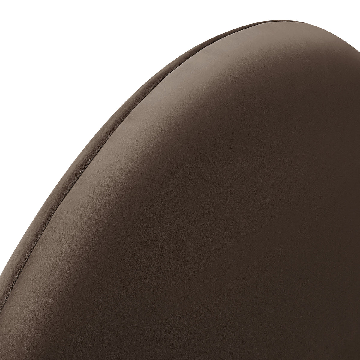 Resort King Size Stain-Resistant Performance Velvet Arched Headboard - Chocolate Brown