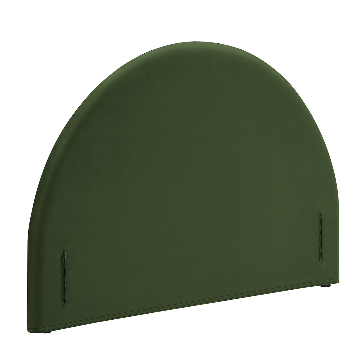 Resort King Size Stain-Resistant Performance Velvet Arched Headboard - Moss Green