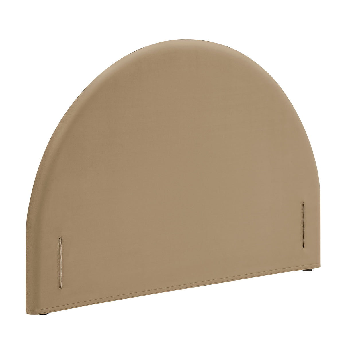 Resort King Size Stain-Resistant Performance Velvet Arched Headboard - Taupe