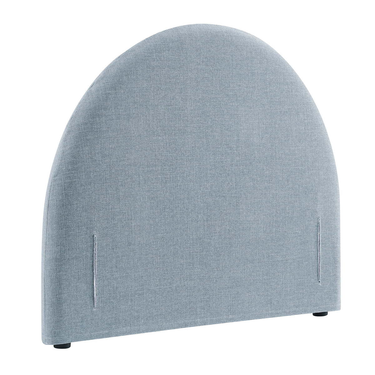 Resort Twin Size Upholstered Fabric Arched Headboard - Sky