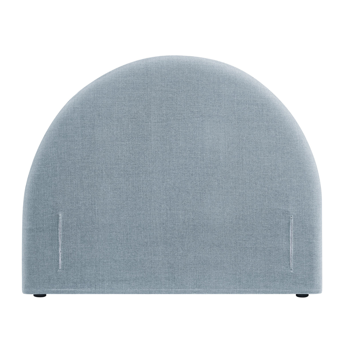 Resort Twin Size Upholstered Fabric Arched Headboard - Sky