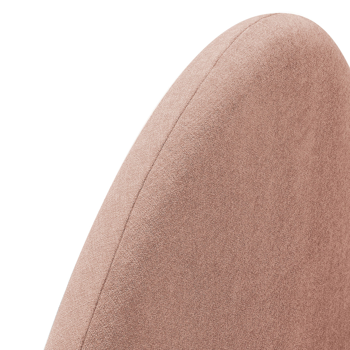 Resort Full Size Upholstered Fabric Arched Headboard - Blush