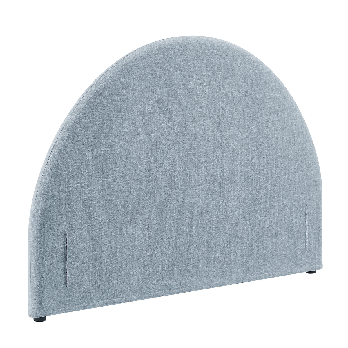Resort Queen Size Upholstered Fabric Arched Headboard - Sky