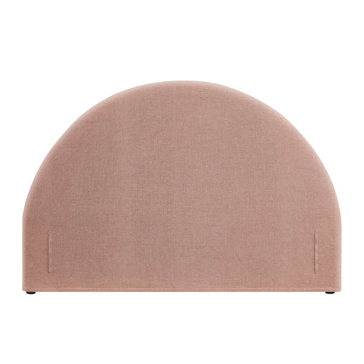 Resort King Size Upholstered Fabric Arched Headboard - Blush