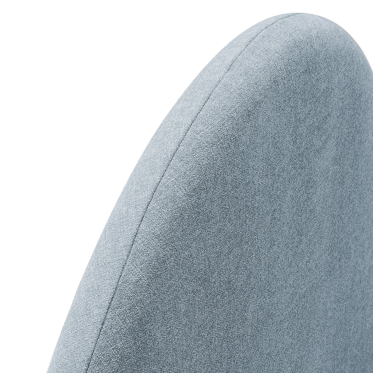 Resort King Size Upholstered Fabric Arched Headboard - Sky