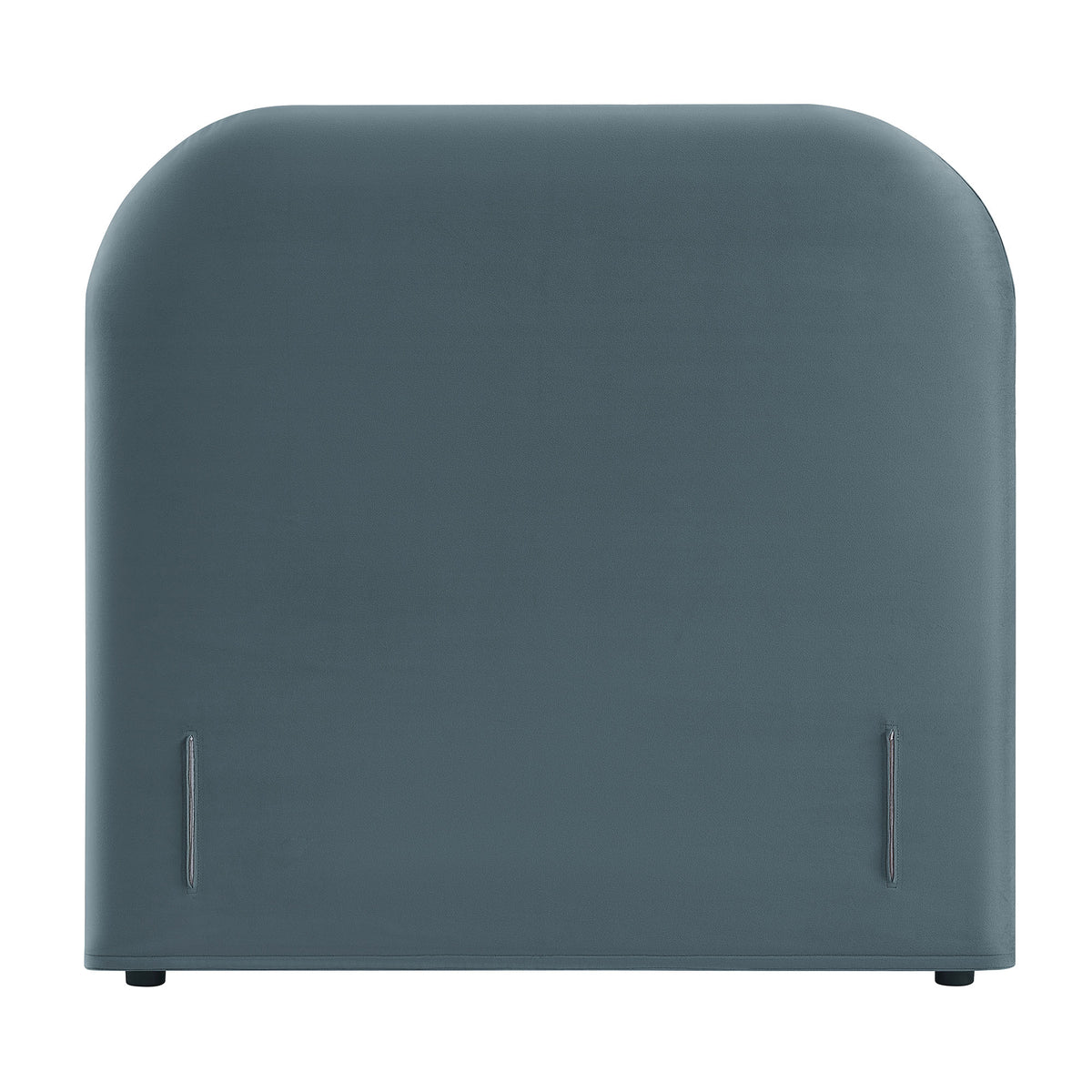 Keynote Twin Stain-Resistant Performance Velvet Headboard - Cadet Blue