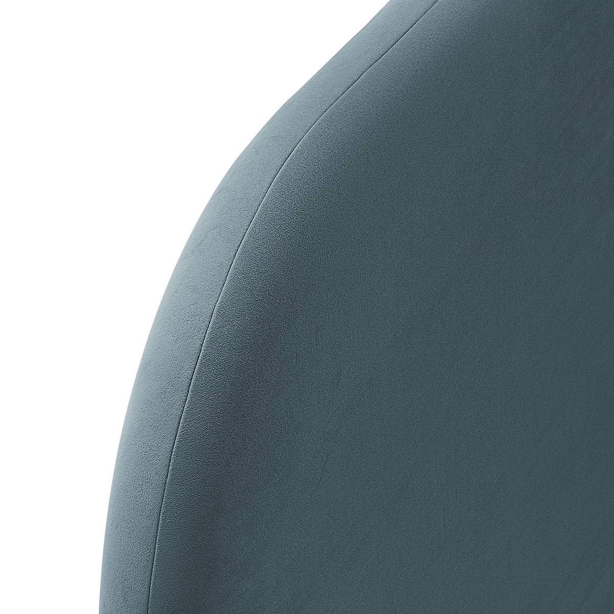 Keynote Twin Stain-Resistant Performance Velvet Headboard - Cadet Blue