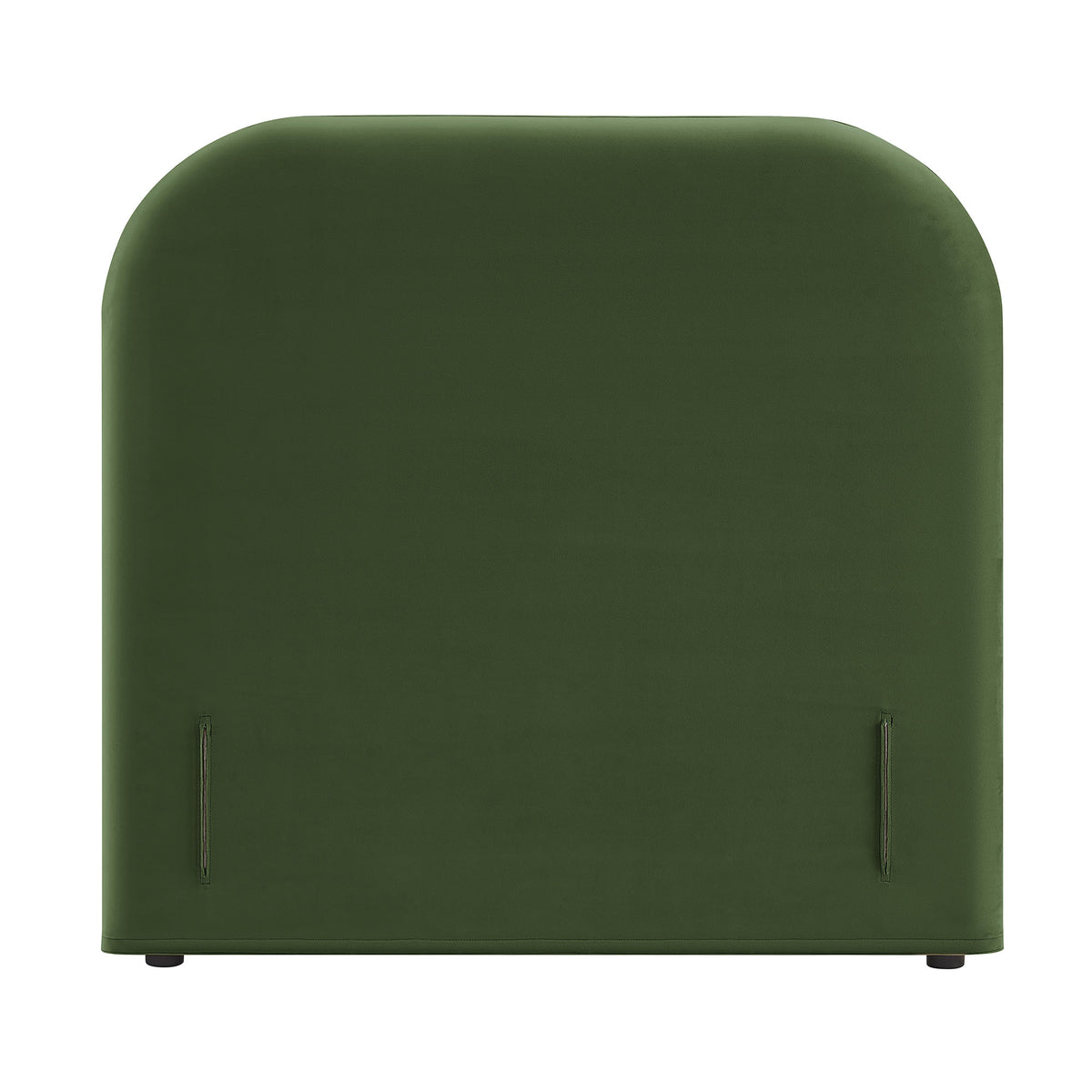 Keynote Twin Stain-Resistant Performance Velvet Headboard - Moss Green